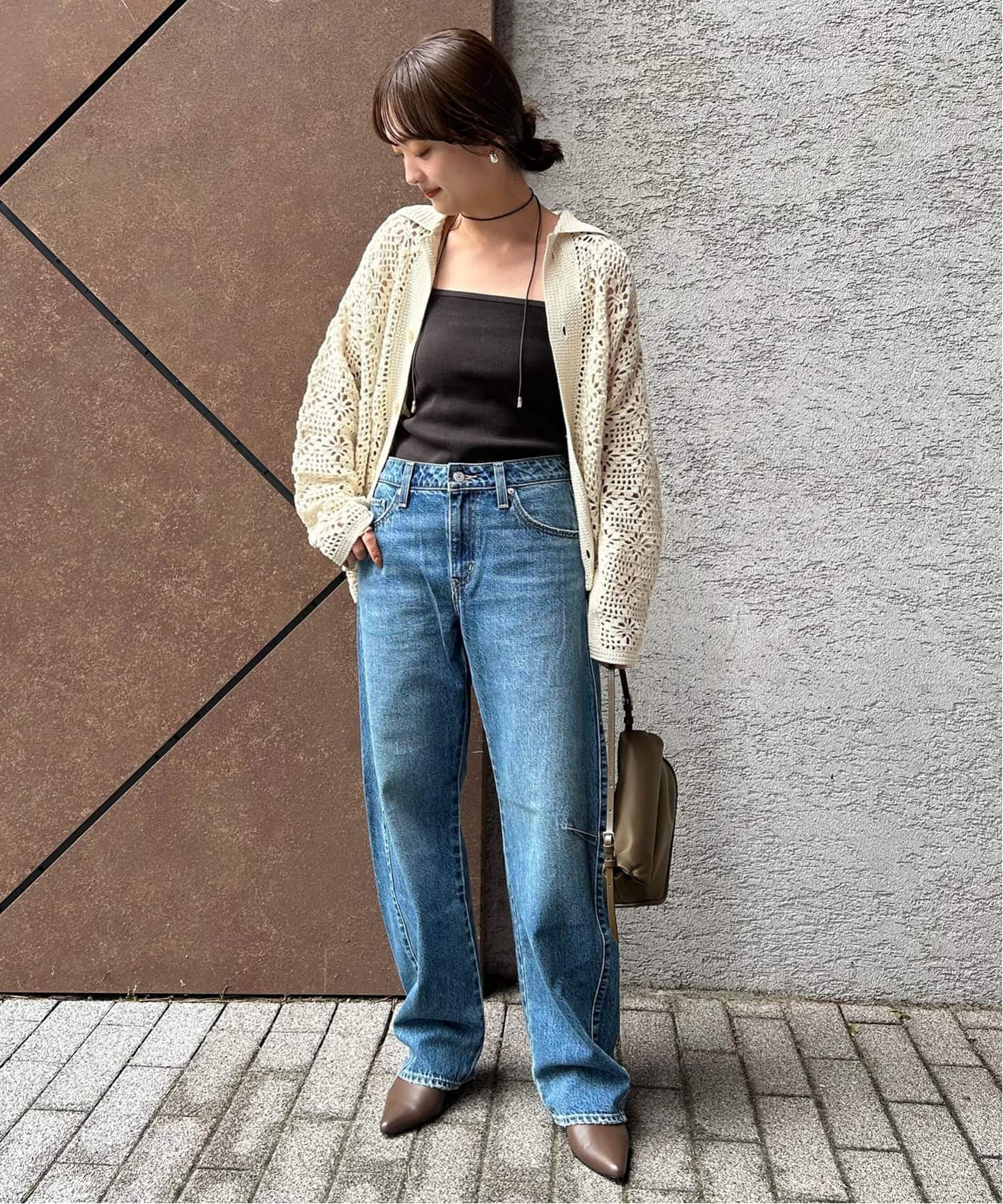 LOGAN/ローガン SLOBE別注 クロシェカーディガン（カーディガン