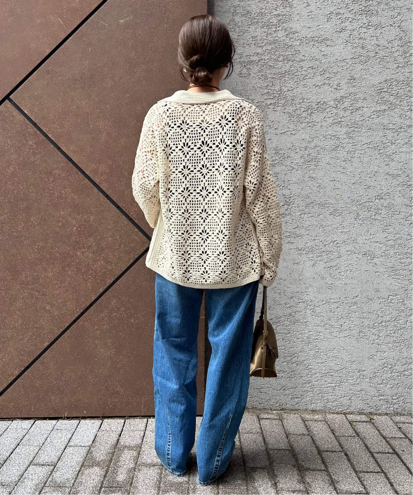 LOGAN/ローガン SLOBE別注 クロシェカーディガン（カーディガン