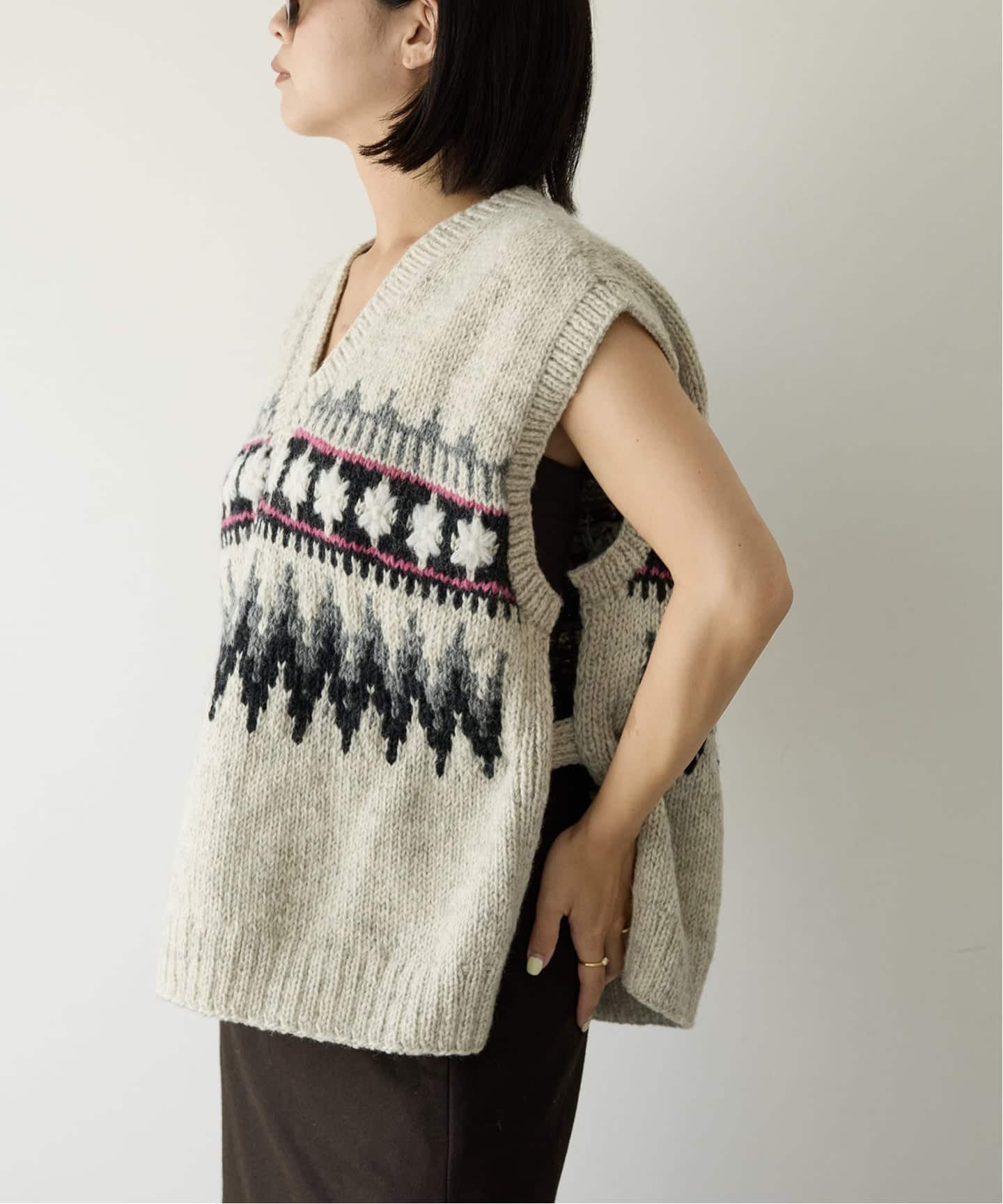 ★未使用　IENA LA BOUCLE メランジハンドニットベスト★ ☆未使用 IENA LA BOUCLE メランジハンドニットベスト☆ - メルカリ