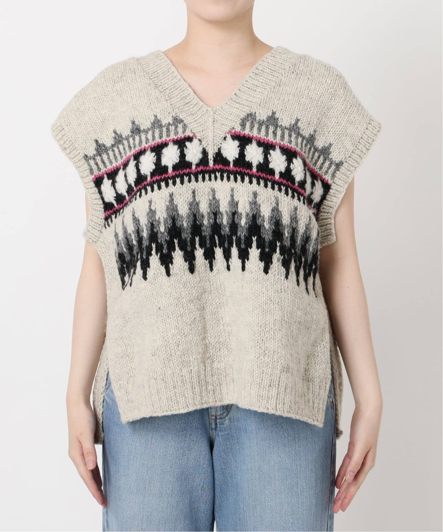 IENA LA BOUCLE ノルディックハンドニットベスト（ベスト）｜IENA