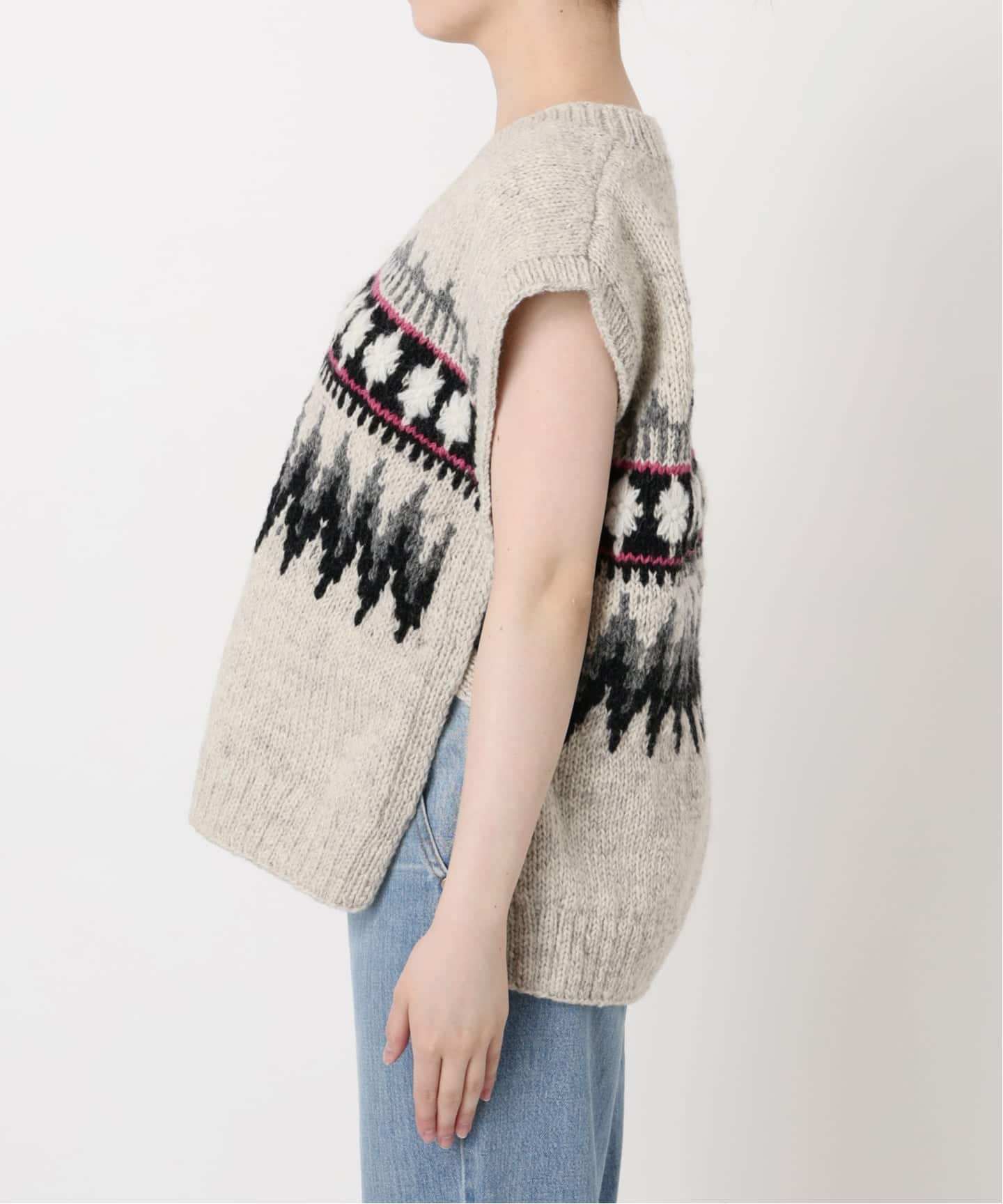IENA LA BOUCLE ノルディックハンドニットベスト（ベスト）｜IENA