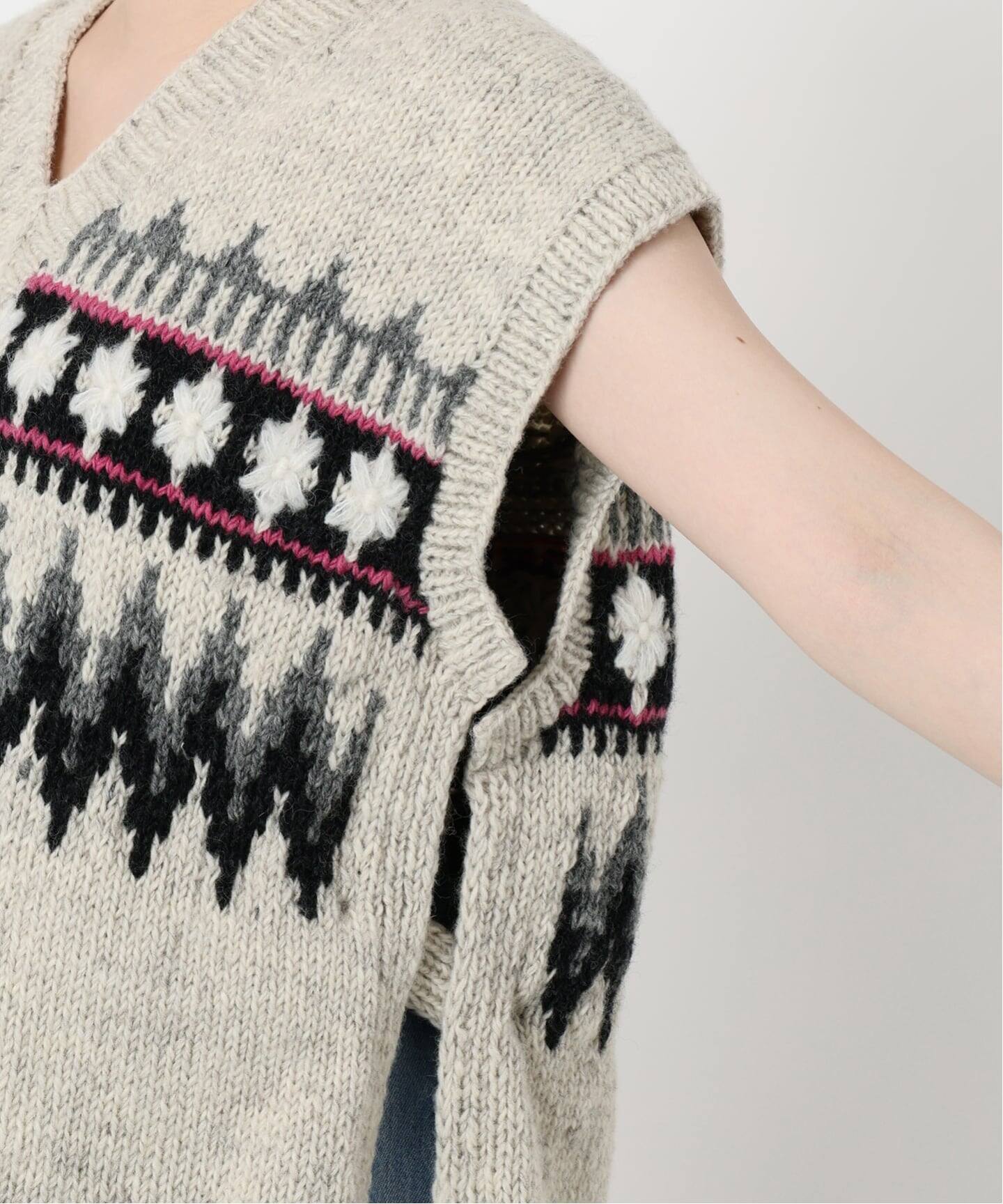 IENA LA BOUCLE ノルディックハンドニットベスト（ベスト）｜IENA