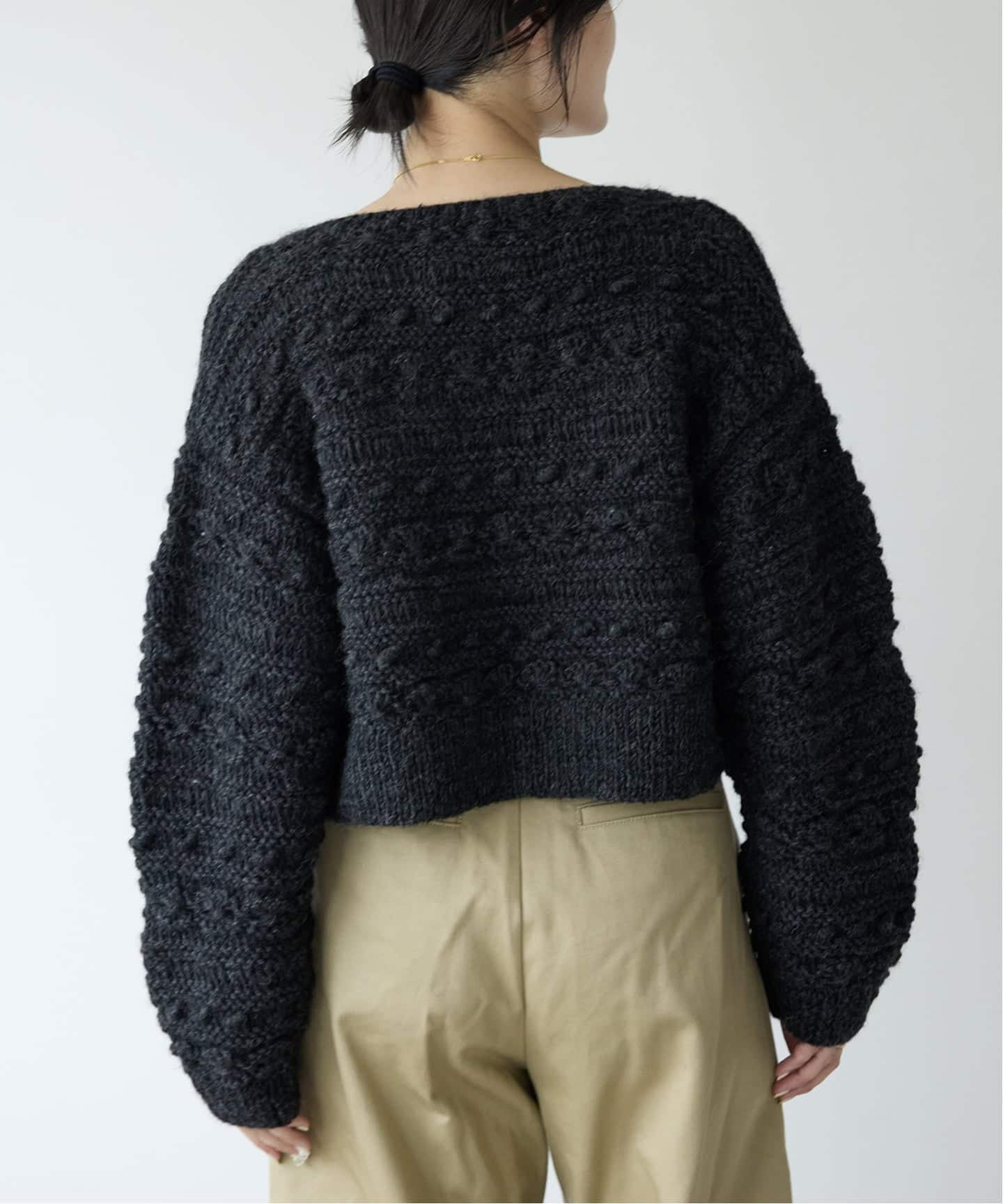 IENA LA BOUCLE ポンポンカーディガン　イエナ　ケーブル IENA LA BOUCLE ポンポンカーディガン イエナ ケーブル - メルカリ