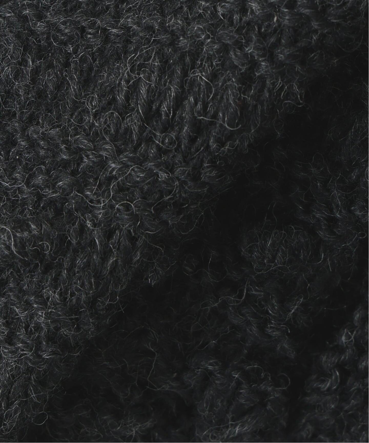 IENA LA BOUCLE デフォルメハンドニットカーディガン（カーディガン