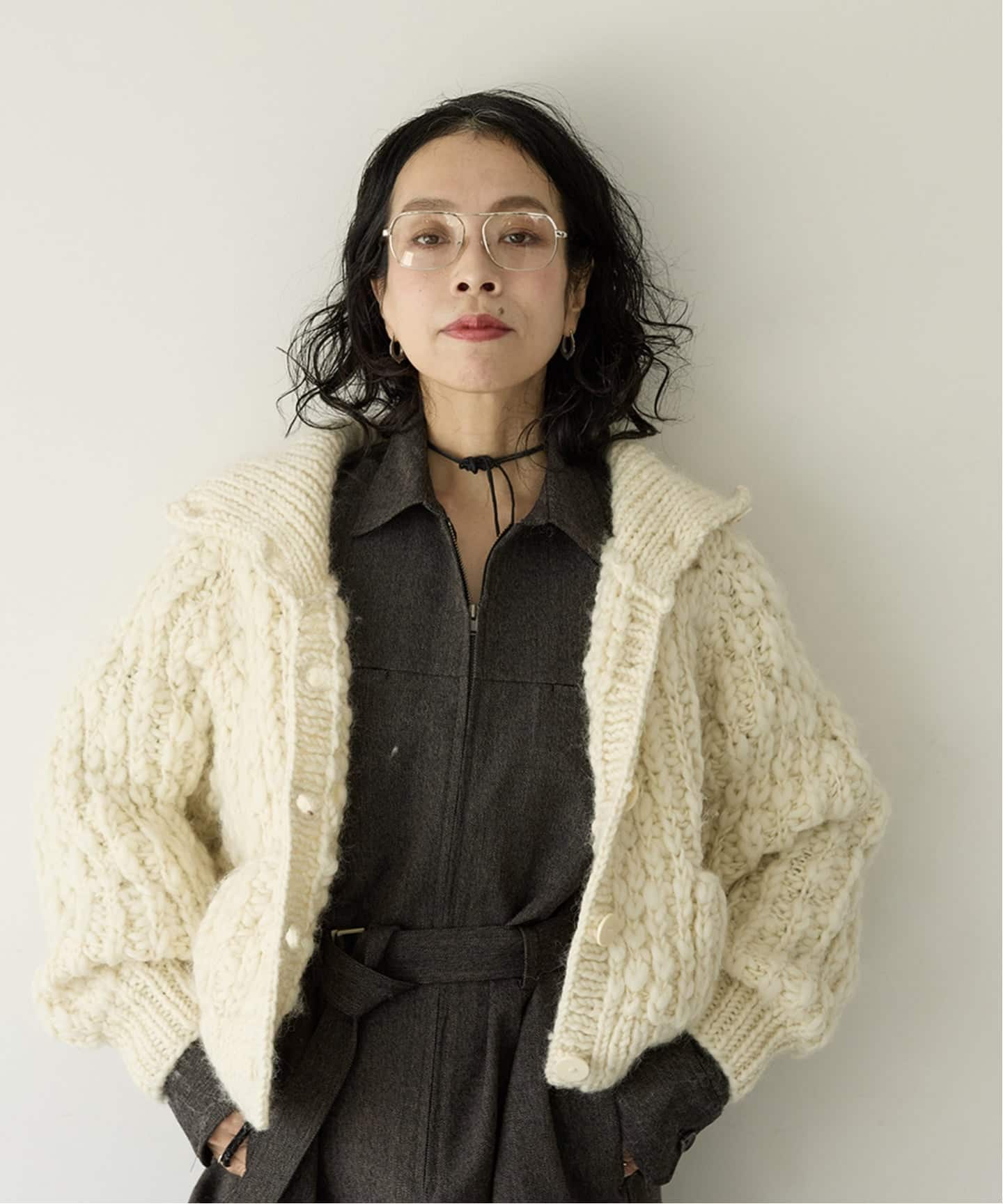 IENA IENA LA BOUCLE リネンヘリンボンショートブルゾン IENA IENA LA BOUCLE リネンヘリンボンショートブルゾン 2024SS