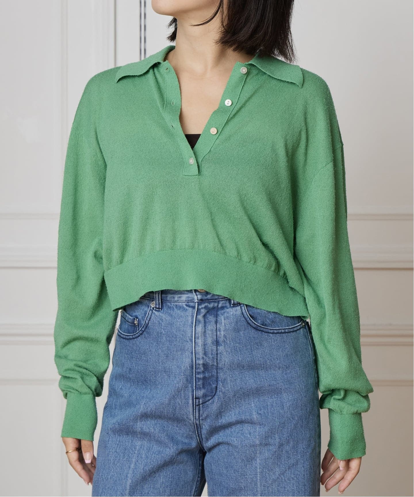 IENA LA BOUCLE ポロシャツニット（ニット／セーター）｜IENA（イエナ