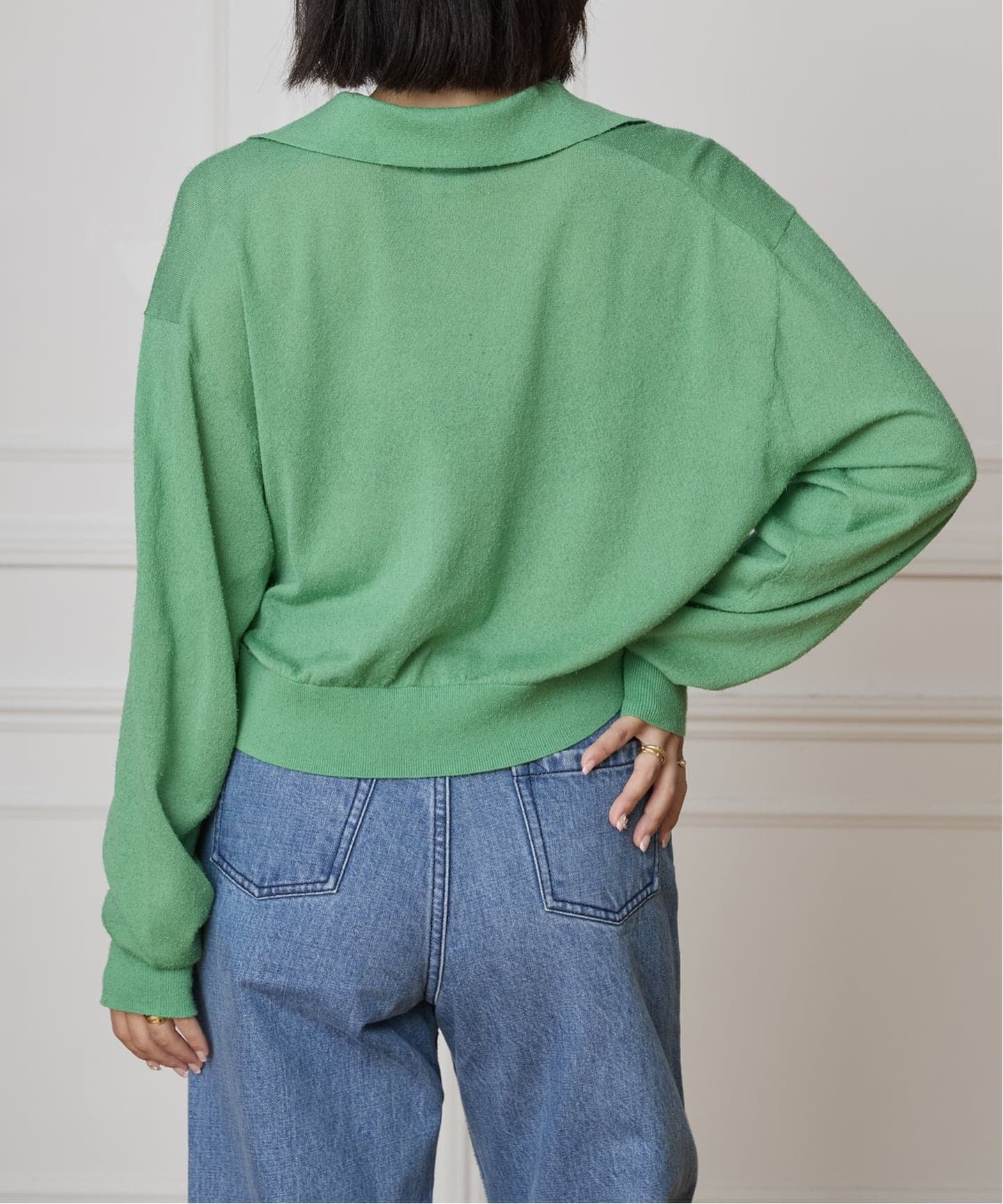 IENA BONHEUR ポロシャツニット B. ポロシャツニット（IENA）｜ルミネのファッション通販
