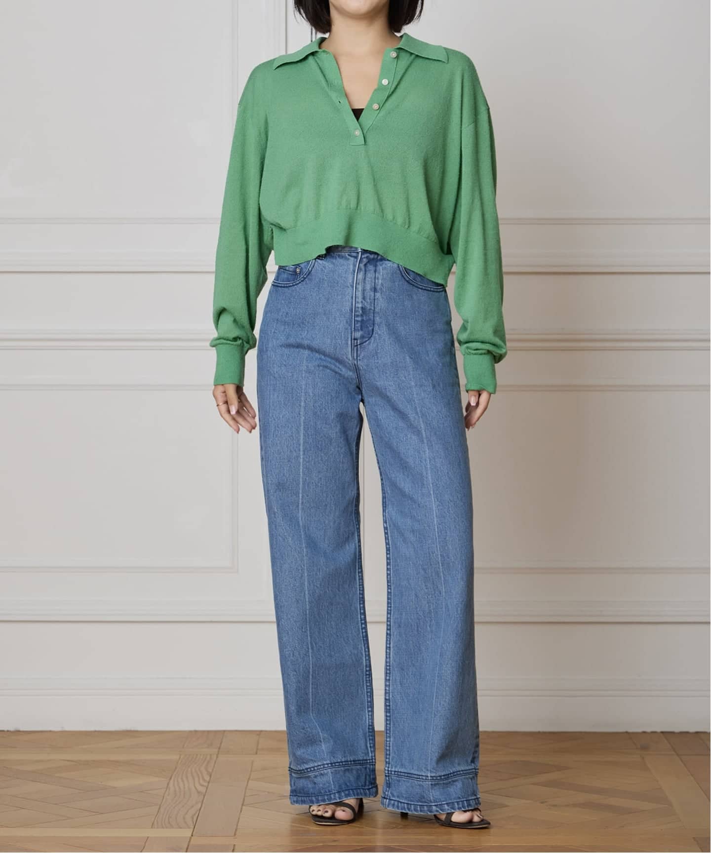 IENA LA BOUCLE ポロシャツニット（ニット／セーター）｜IENA（イエナ