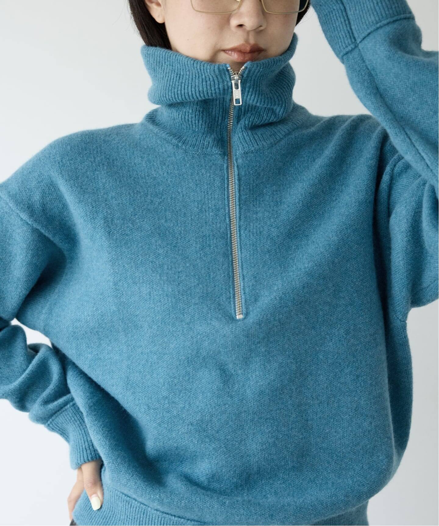 IENA LA BOUCLE ZIP ニットプルオーバー（ニット／セーター）｜IENA