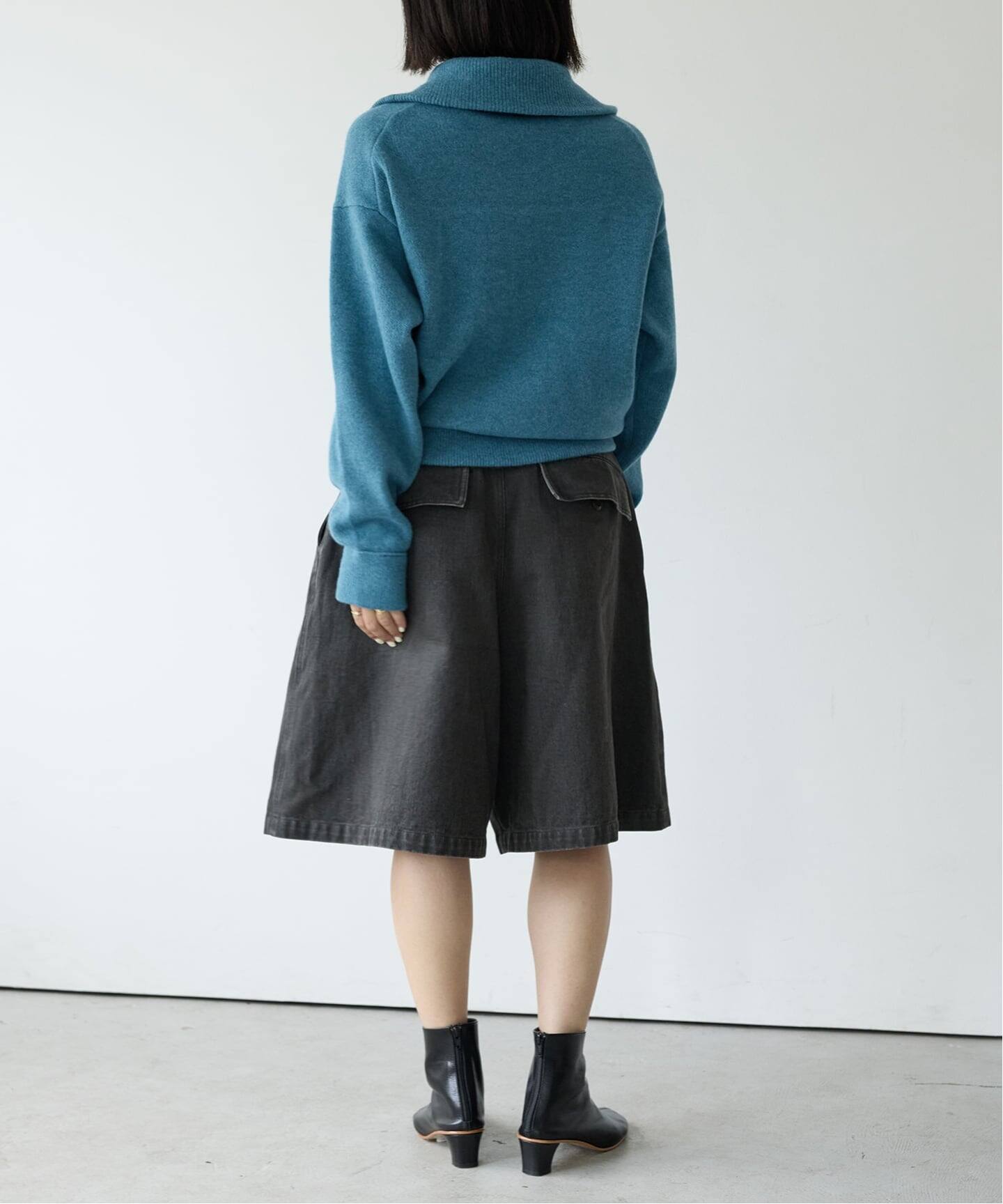 予約》IENA LA BOUCLE ZIP ニットプルオーバー（ニット