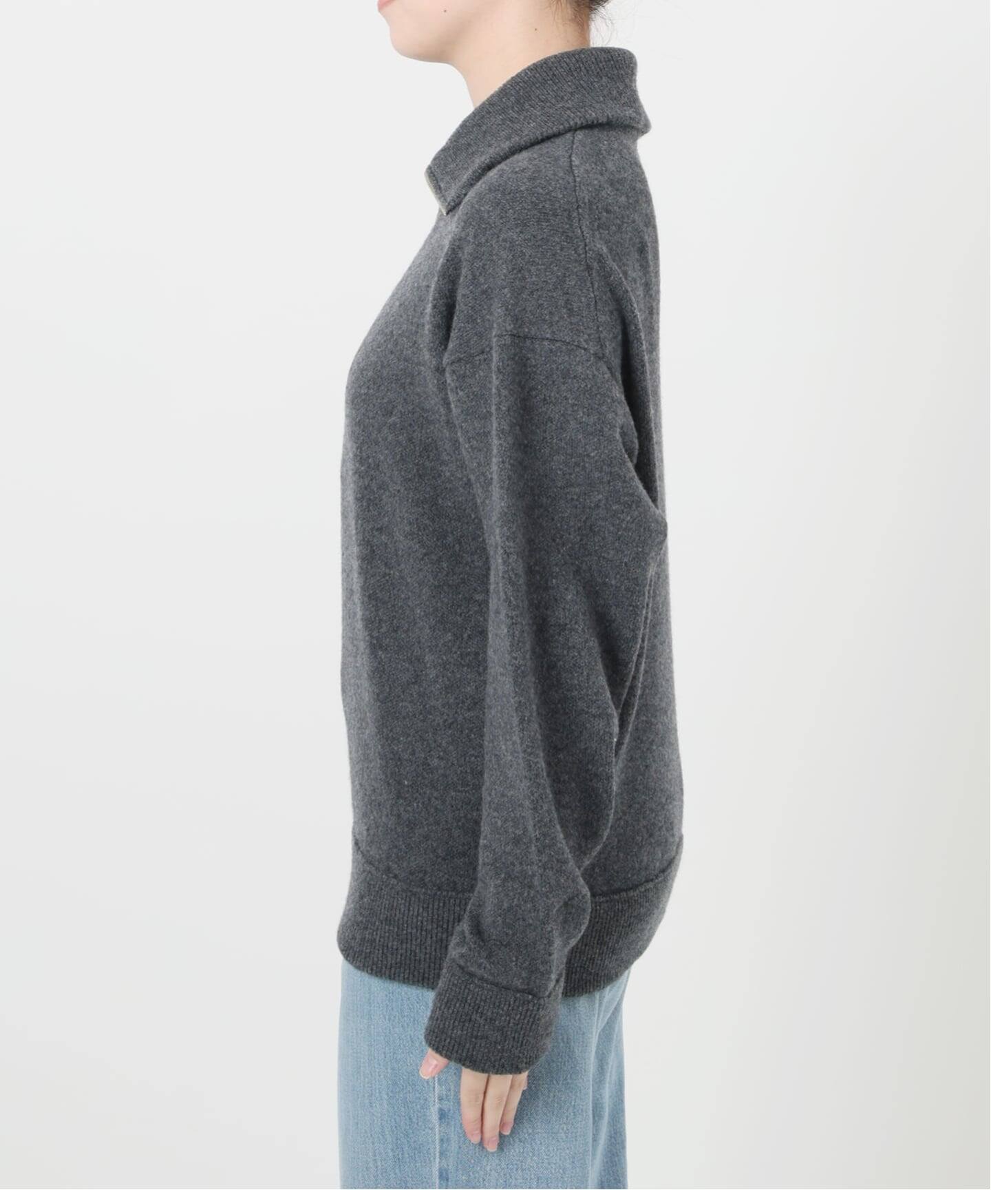 予約》IENA LA BOUCLE ZIP ニットプルオーバー（ニット