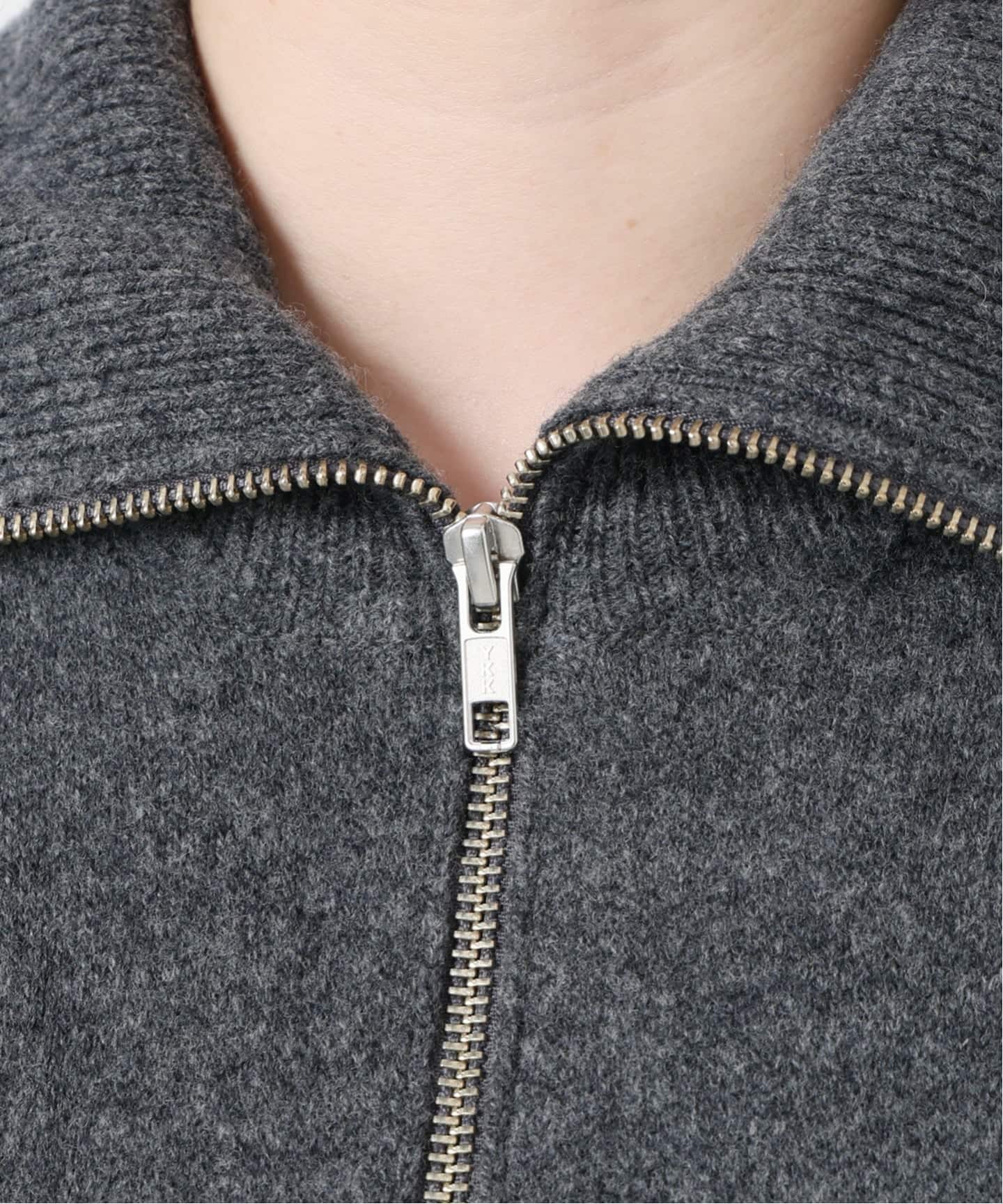 予約》IENA LA BOUCLE ZIP ニットプルオーバー（ニット