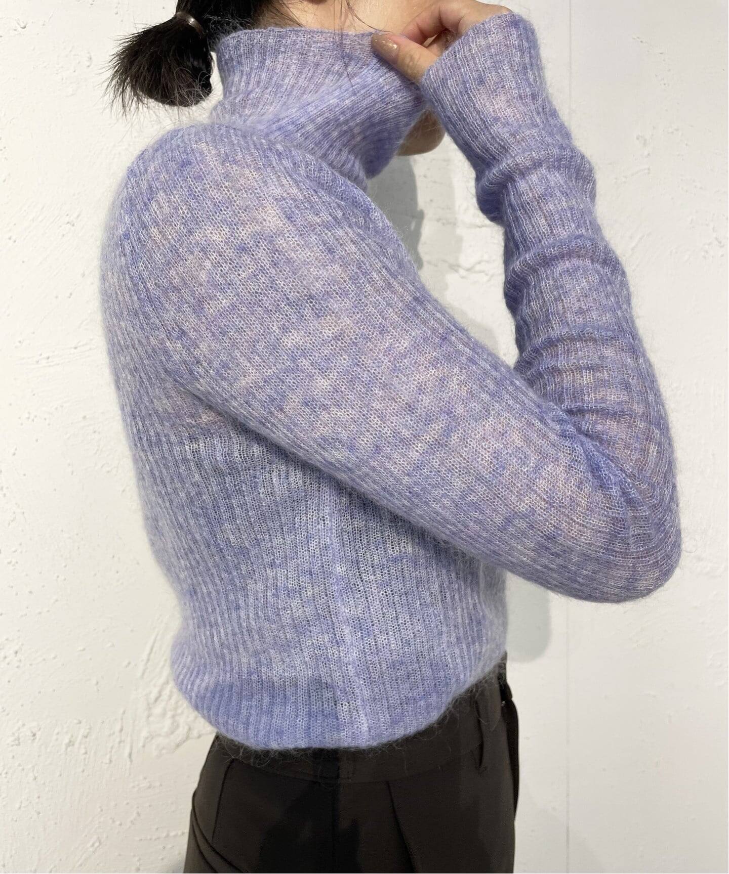 IENA LA BOUCLE MohairMixTURTLE（ニット／セーター）｜IENA（イエナ