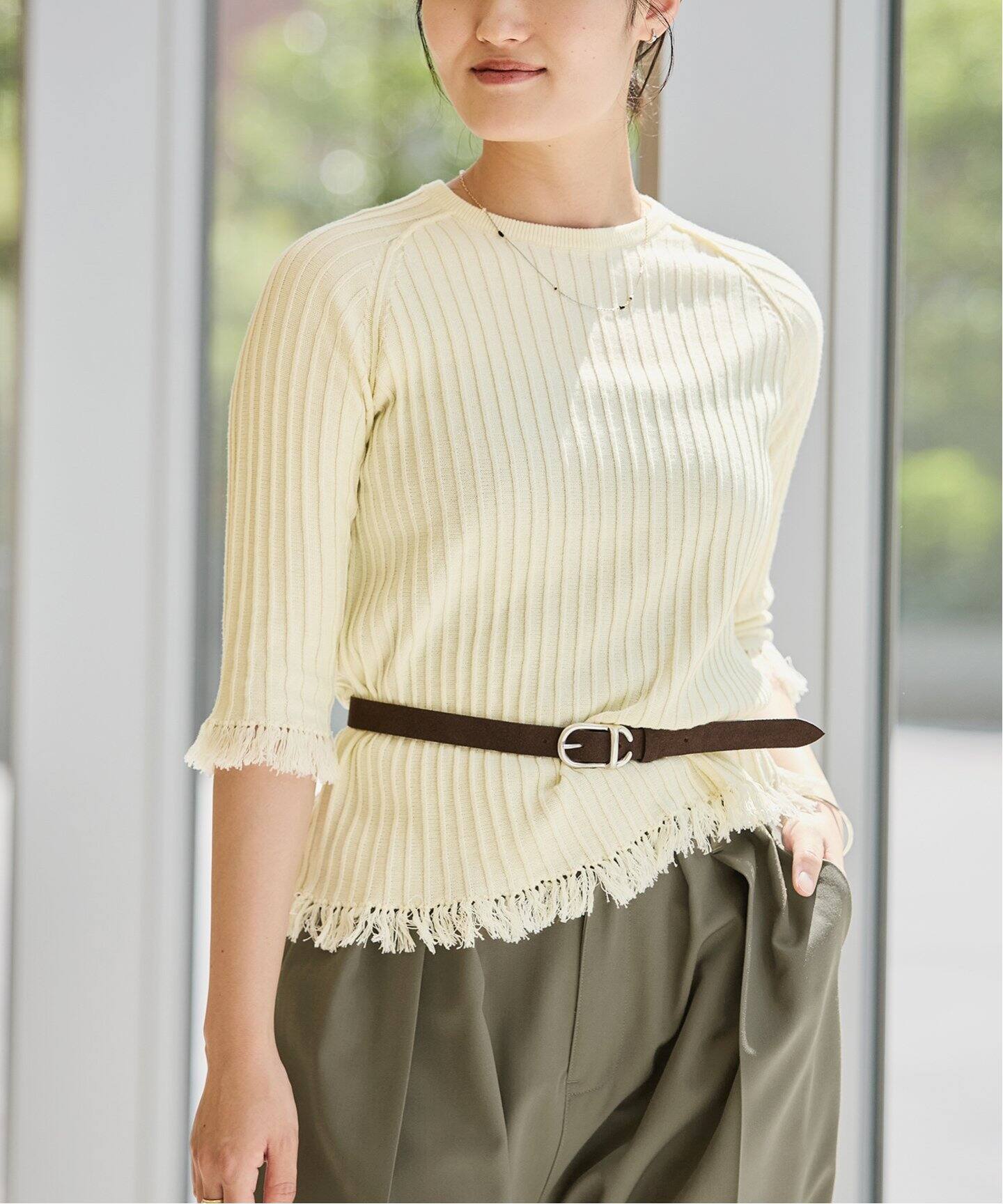 イエナ 確認ページ 予約》IENA LA BOUCLE ZIP ニットプルオーバー（ニット