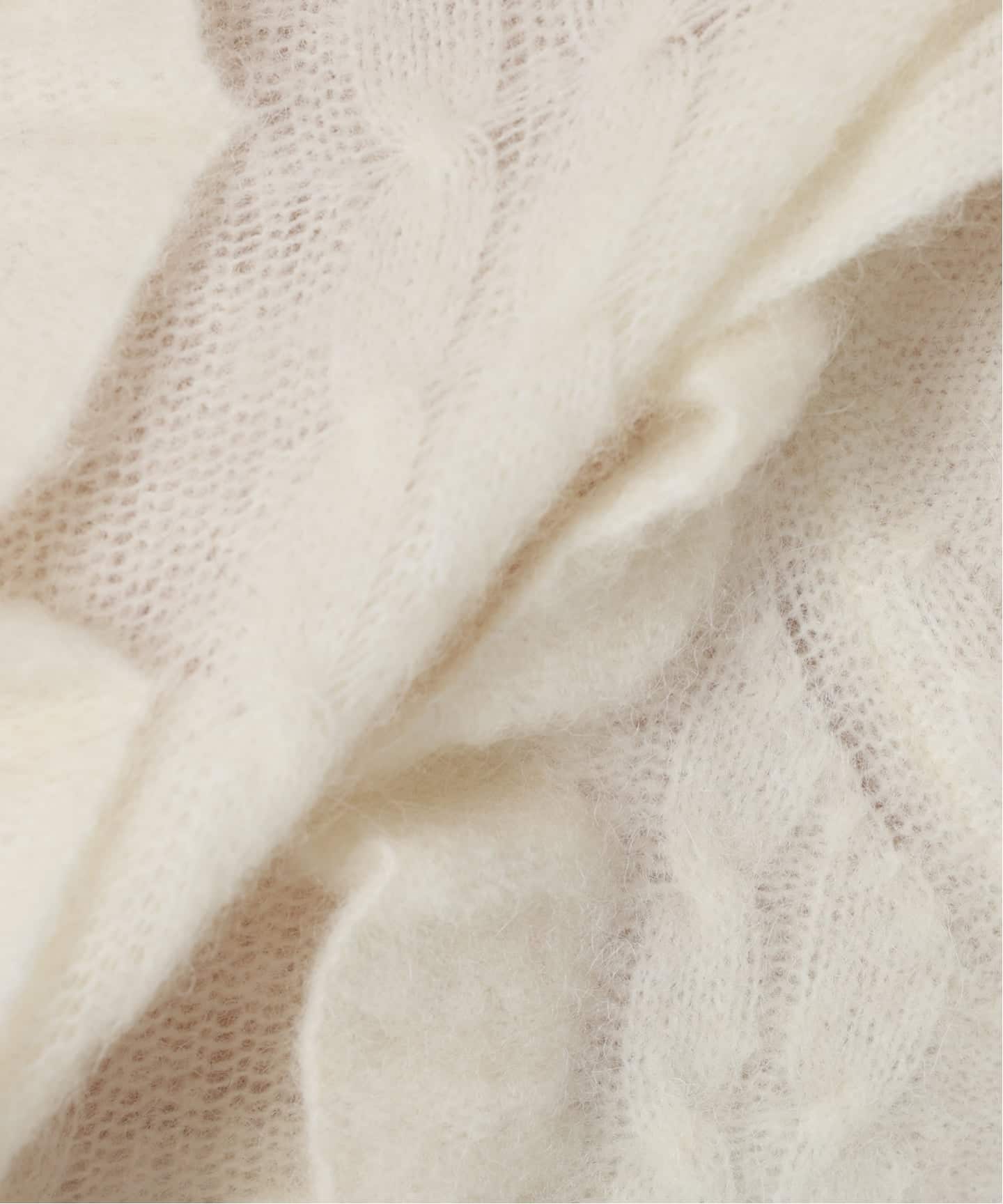 IENA LA BOUCLE ALPACA MIXフリルプルオーバー IENA LA BOUCLE（イエナラブークル） ニット セーター ALPACA MIX