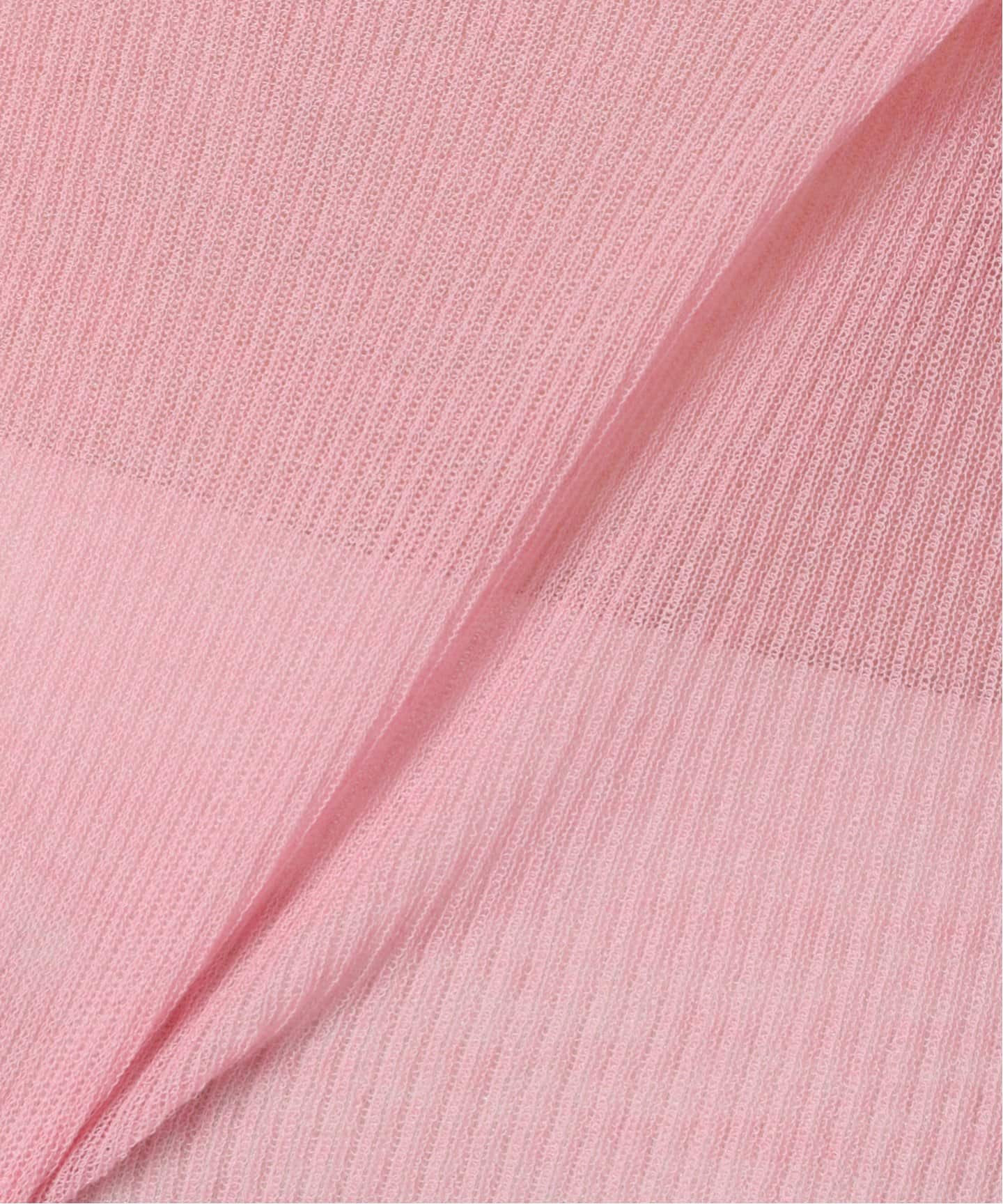 イエナ IENA リブニット シルク ウール フリーサイズ ピンク IENA LA BOUCLE シアーRIB プルオーバー（ニット／セーター）｜IENA