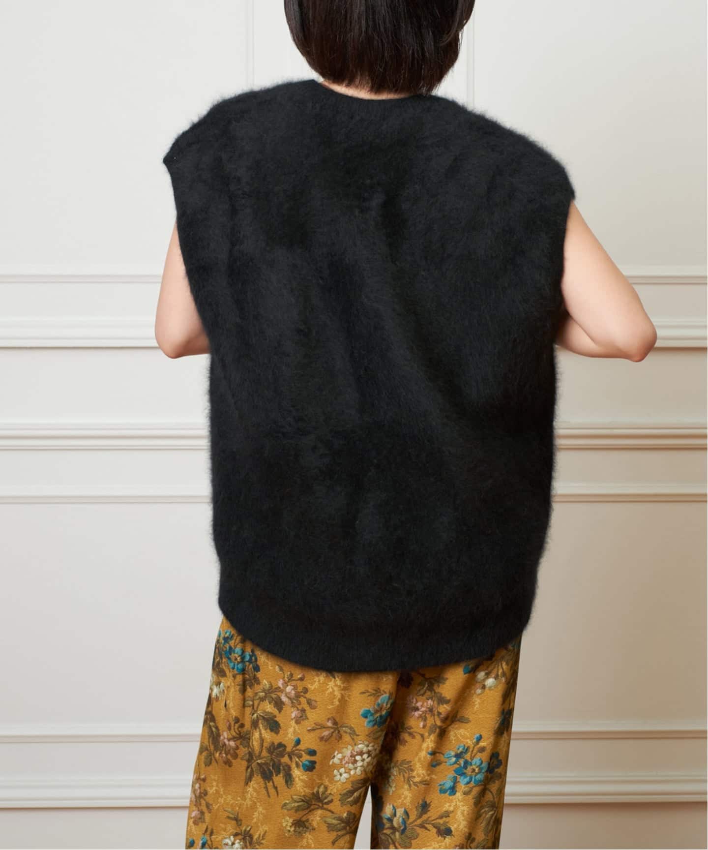 IENA LA BOUCLE フェザーヤーンベスト 24SS 予約》IENA LA BOUCLE ファーニットベスト（ベスト）｜IENA