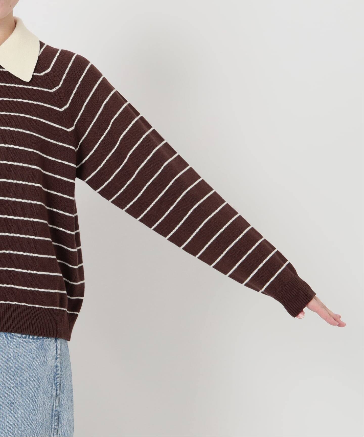 超美品！IENA LA BOUCLEイエナラブークル！ボーダーニット IENA LA BOUCLE マルチボーダー配色ニット（ニット／セーター）｜IENA