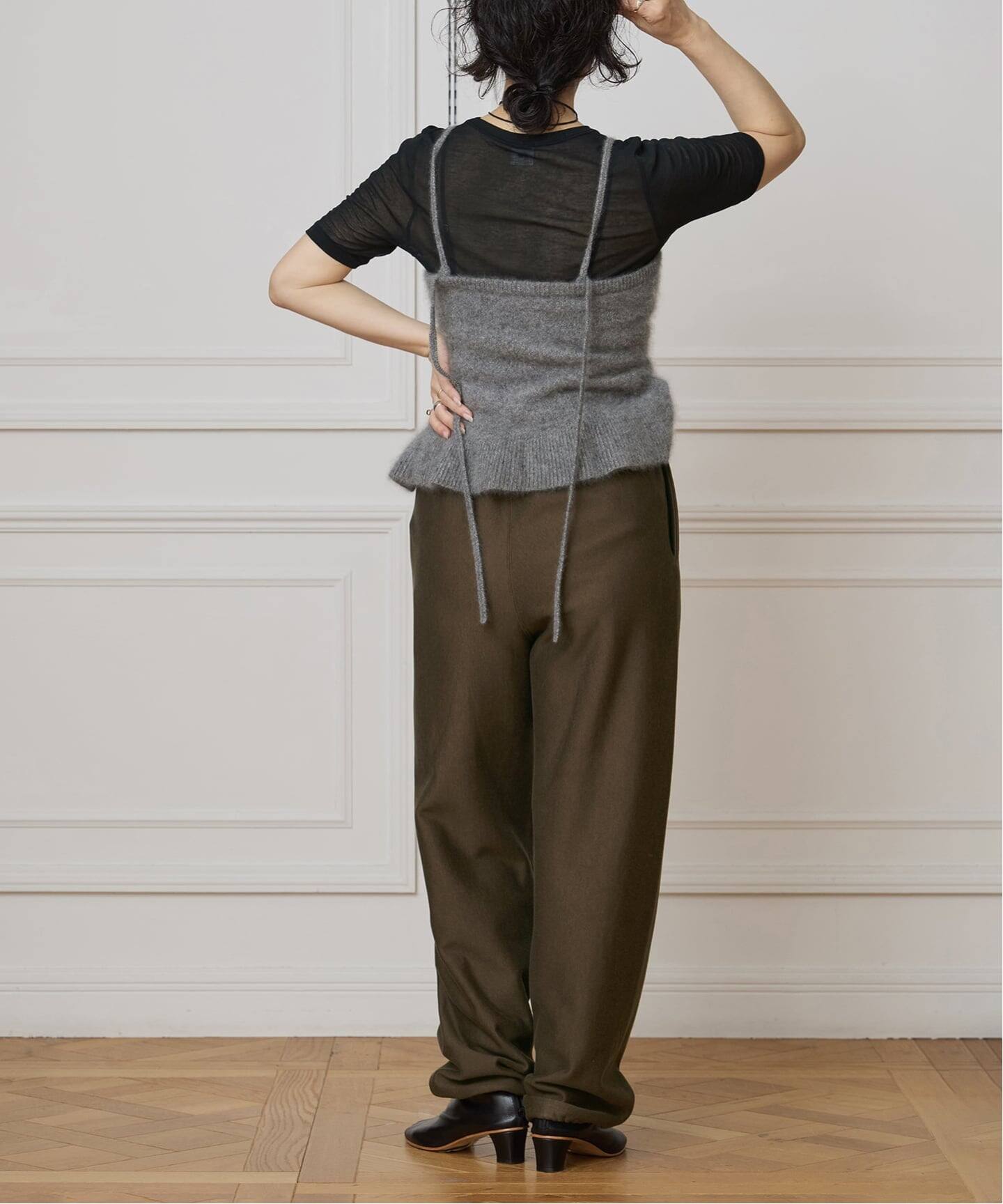 IENA LA BOUCLE ファーニットキャミソール IENA LA BOUCLE ファーニットキャミソール（ニット／セーター）｜IENA