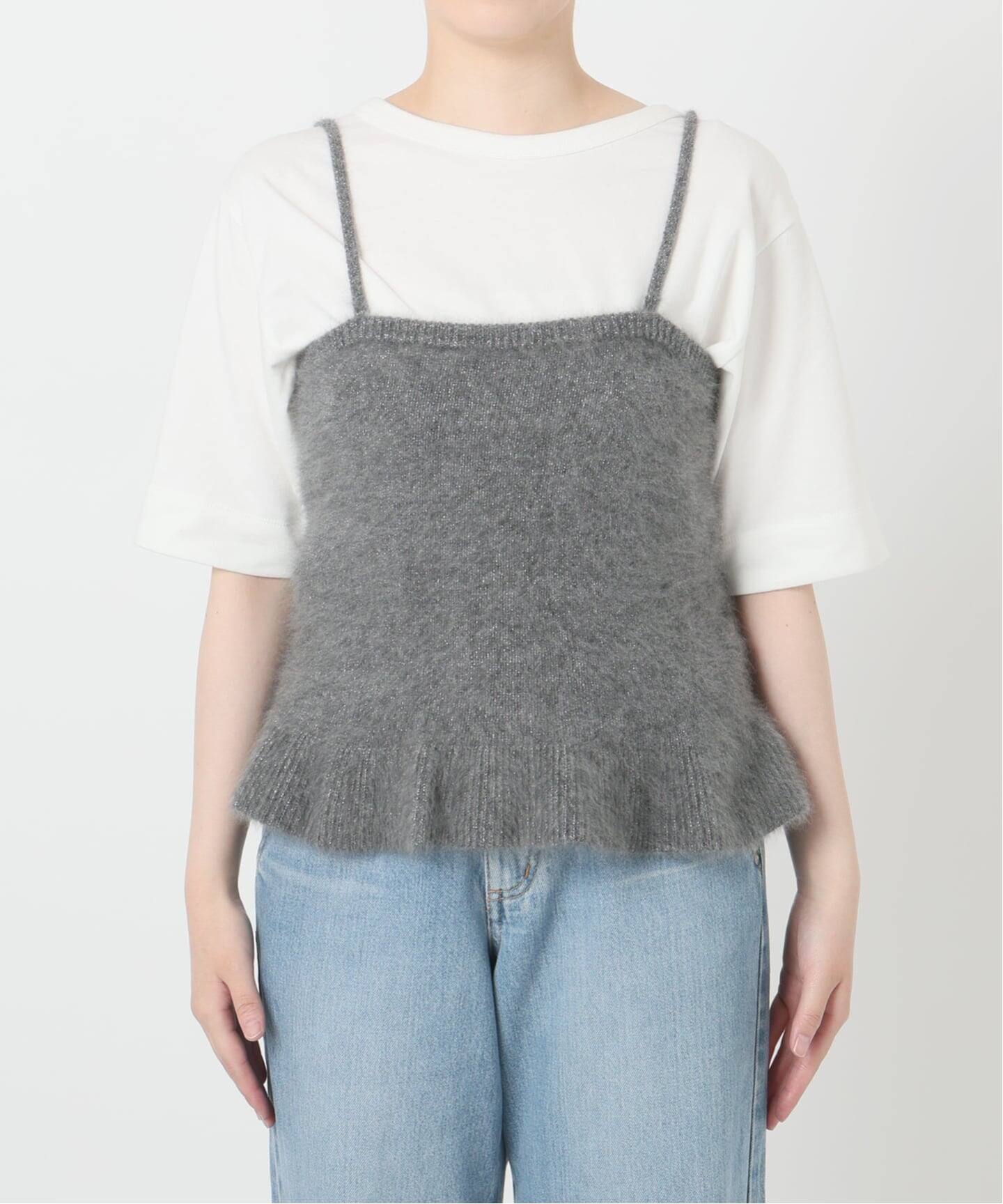 IENA LA BOUCLE ファーニットキャミソール（ニット／セーター）｜IENA
