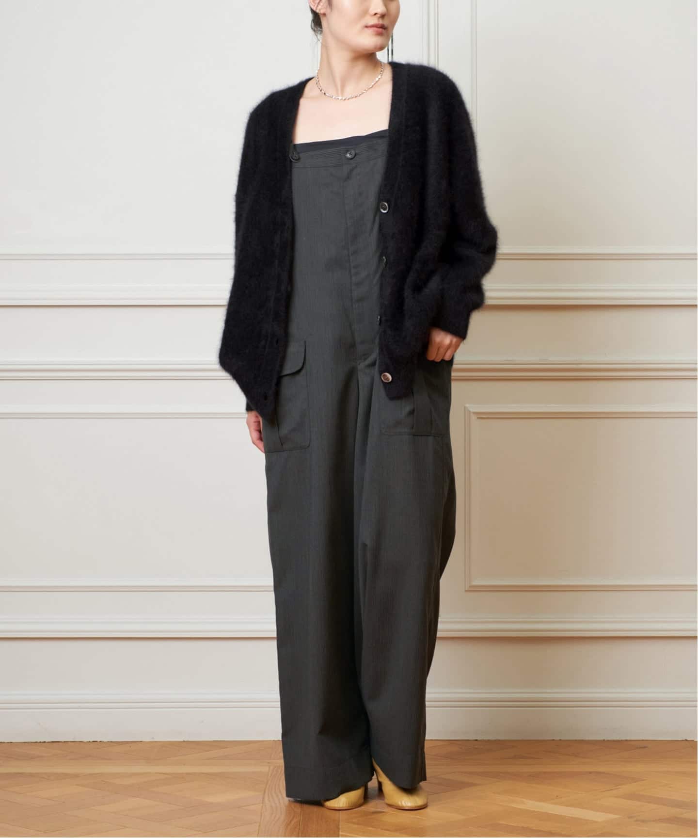 IENA LA BOUCLE ファーニットVカーディガン（カーディガン）｜IENA