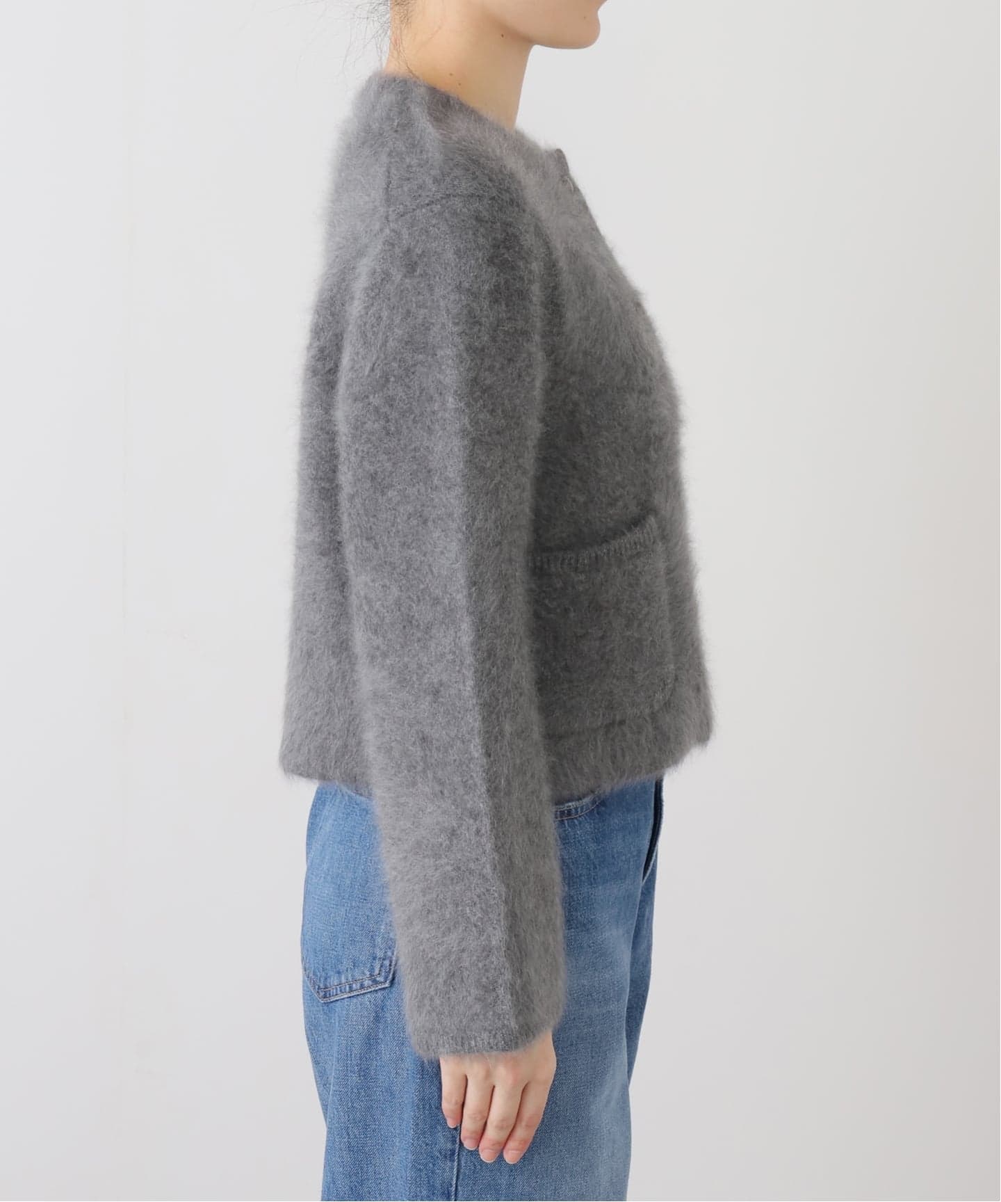 IENA LA BOUCLE ファーニットジャケット（ニット／セーター）｜IENA