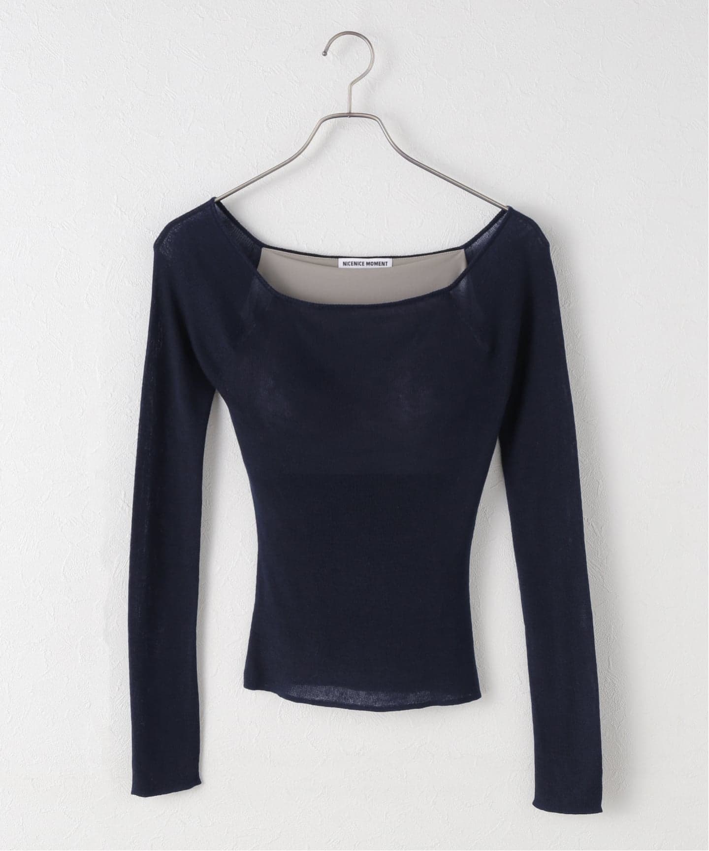 NICENICE MOMENT/ナイスナイスモーメント CROPPED OPEN SHOULDER
