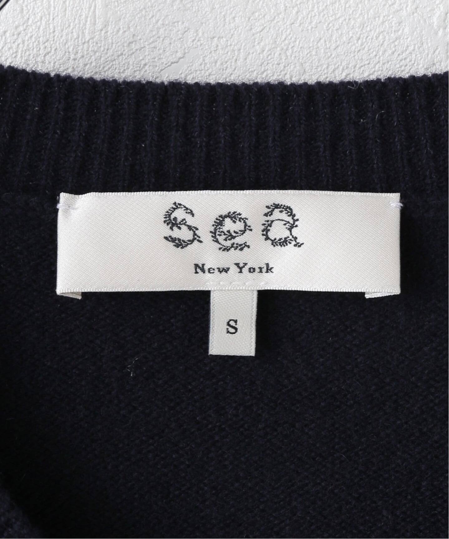 SEA NEW YORK/シー ニューヨーク APPLIQUE カーディガン AW25-102
