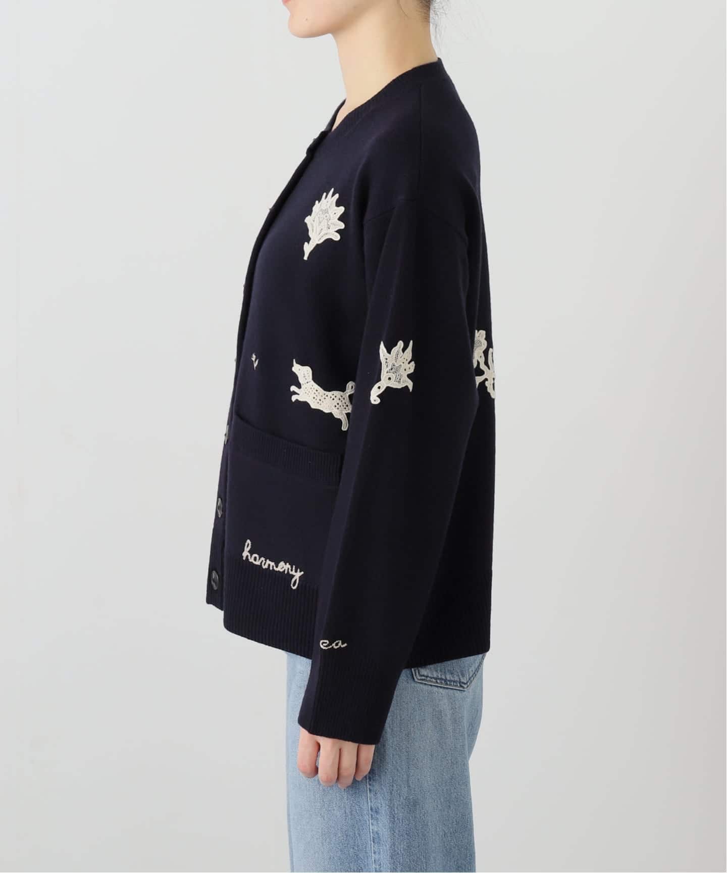SEA NEW YORK/シー ニューヨーク APPLIQUE カーディガン AW25-102