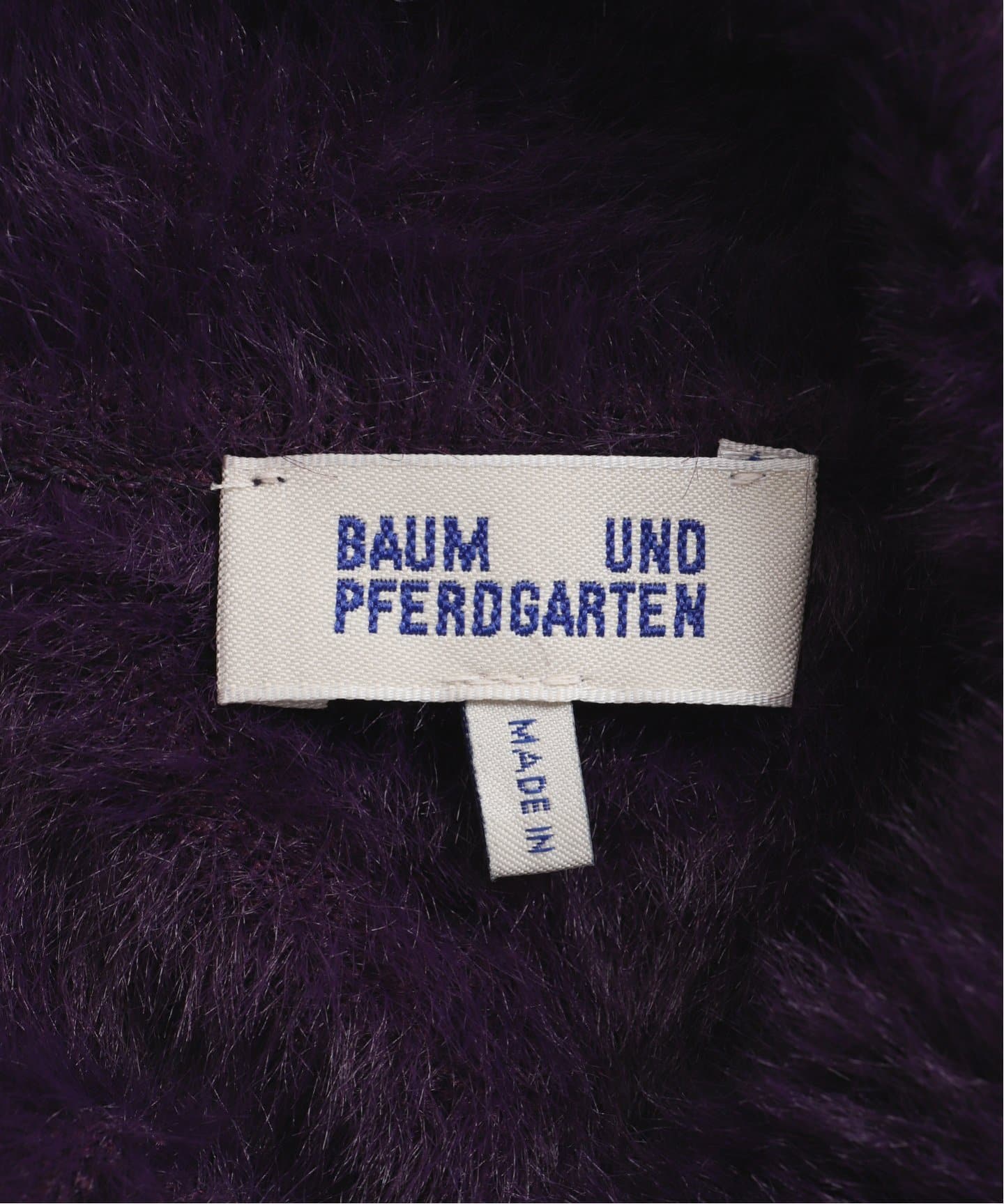 BAUM UND PFERDGARTEN/バウム ウンド ヘルガーデン furry ニット