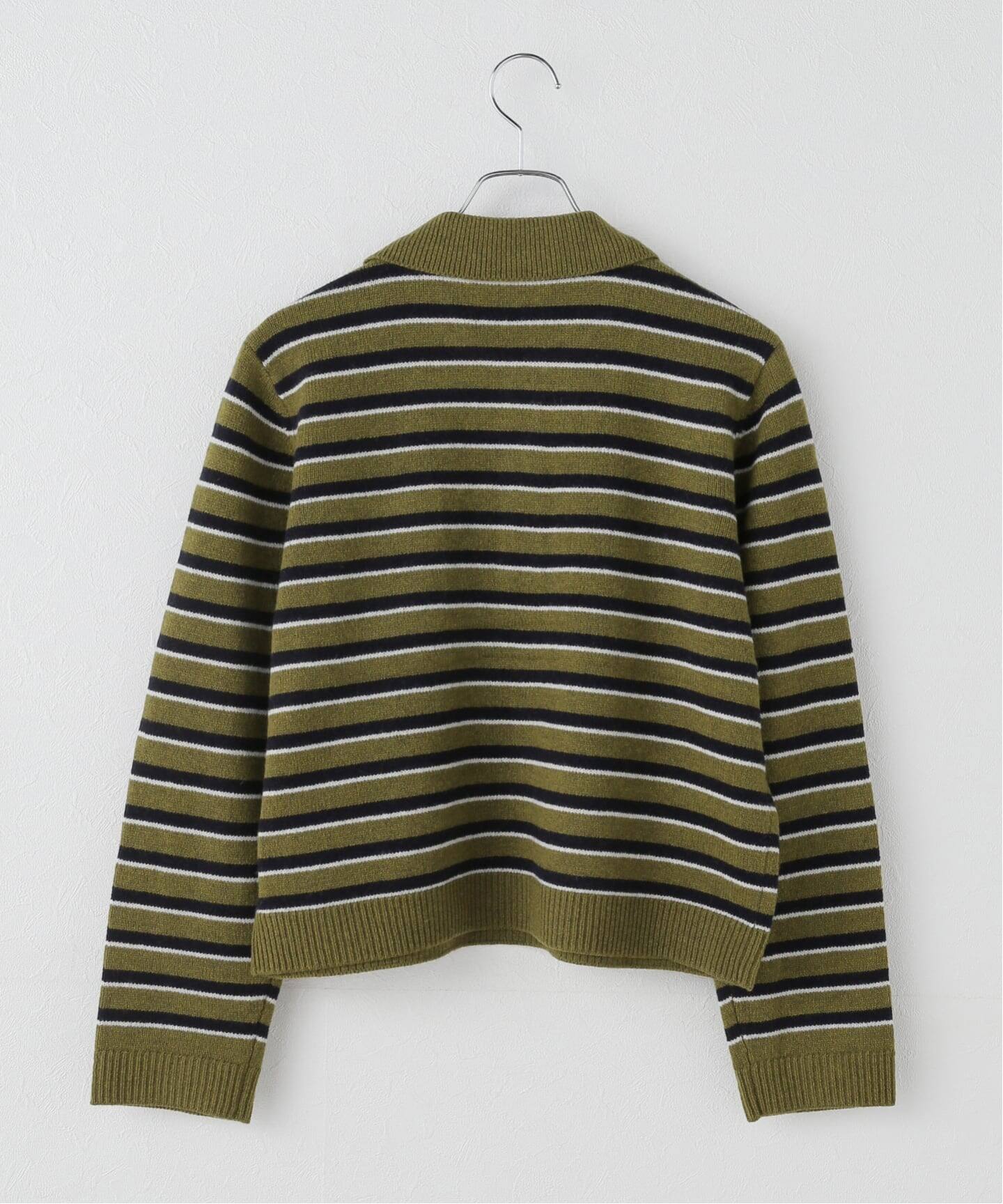 BAUM UND PFERDGARTEN/バウム ウンド ヘルガーデン stripe polo knit