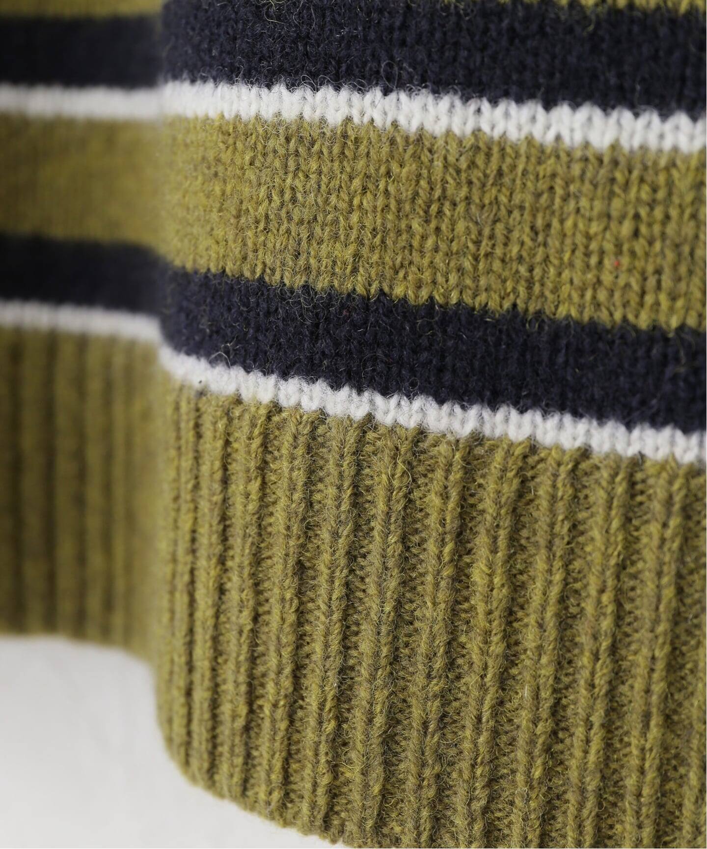 BAUM UND PFERDGARTEN/バウム ウンド ヘルガーデン stripe polo knit
