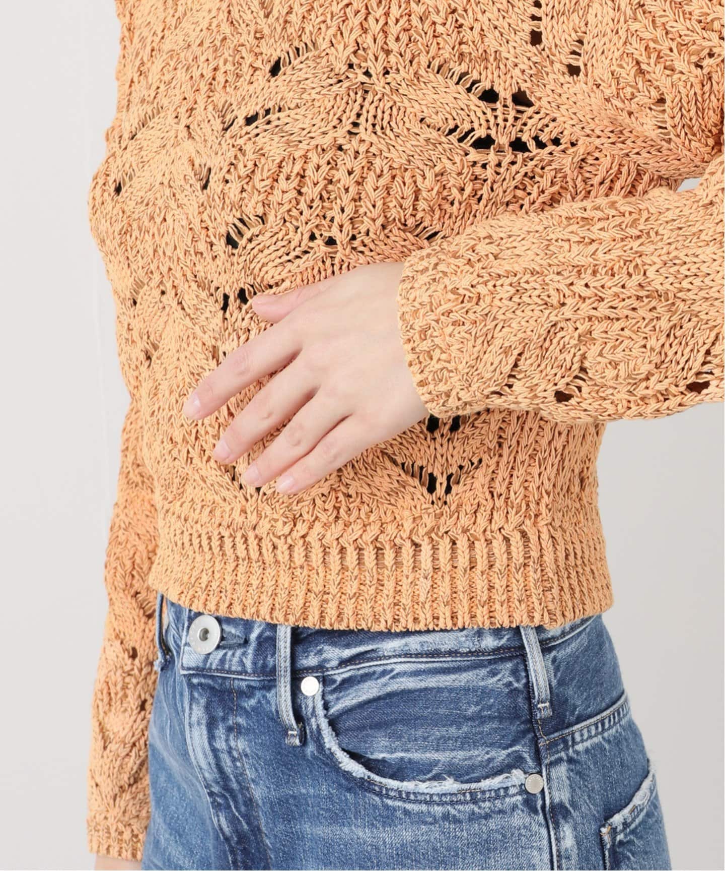 ニット セーター 「PHOTOCOPIEU/フォトコピュー」CROCHET SWEATER/ニット/セーター レディース PHOTOCOPIEU/フォトコピュー CROCHET ニット（ニット／セーター