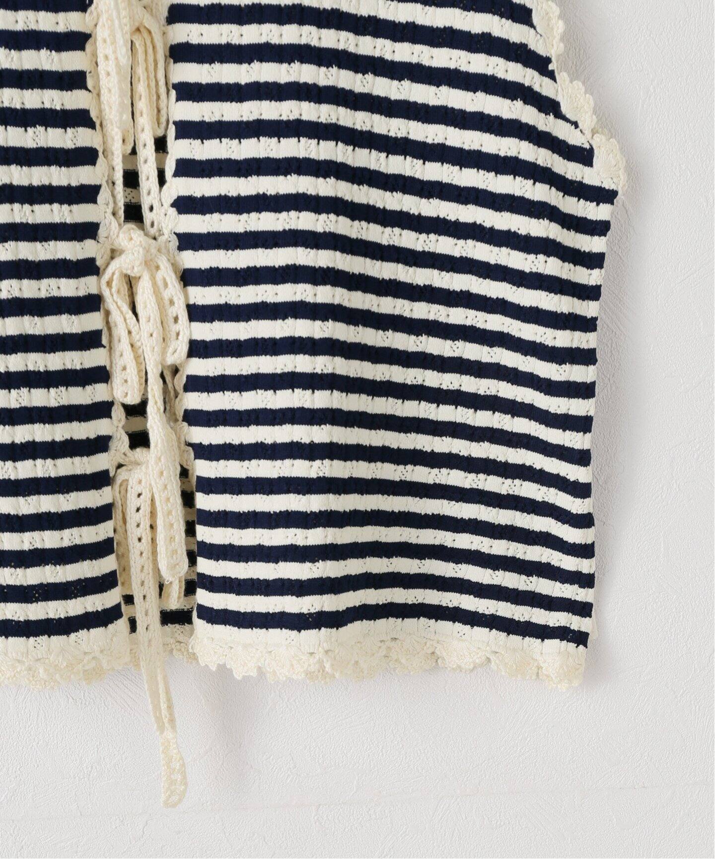 SEA NEW YORK/シー ニューヨーク ADDY STRIPED KNIT ベスト SS25-007