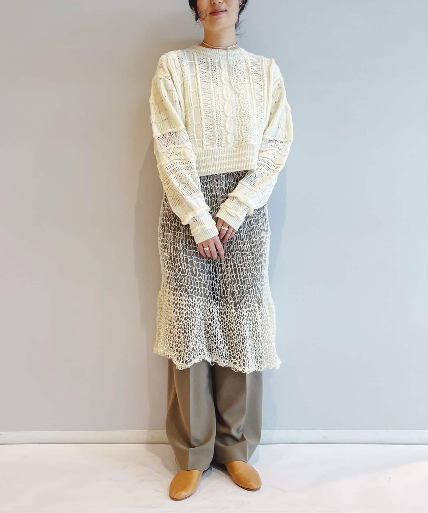 ODAKHA/オダカ CRAZY ショートニット OH25AWKN11（ニット／セーター