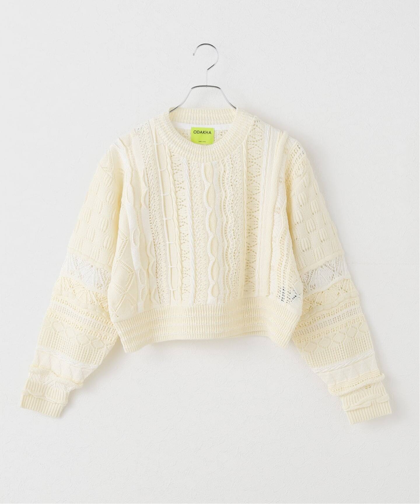 ODAKHA/オダカ CRAZY ショートニット OH25AWKN11（ニット／セーター