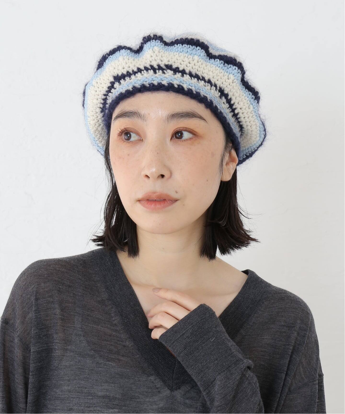 stjerneborg/ステルネボリ Mixed color ski cap（ニットキャップ