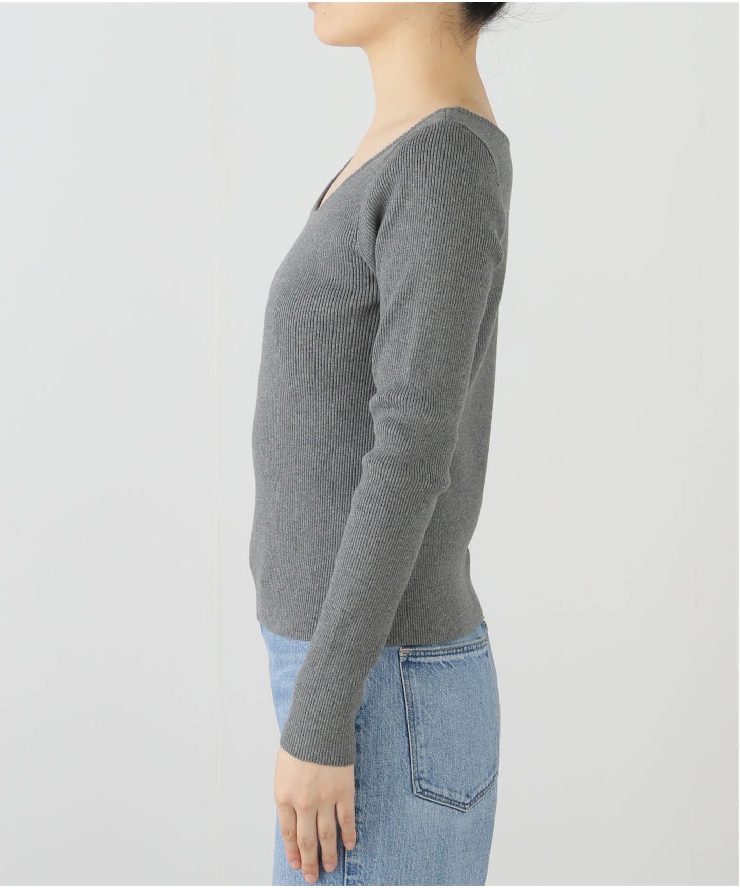 Round Neck Rib ニット（ニット／セーター）｜Plage（プラージュ