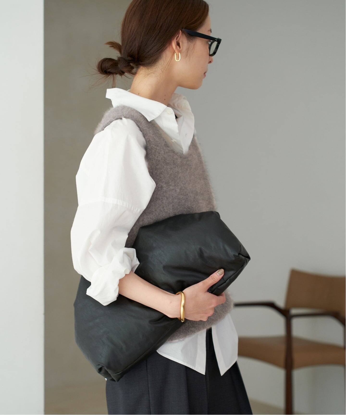 Plage - プラージュ 24AW Light Fur Big プルオーバー ニット セーター plage（プラージュ）の「FurアゼVネックプルオーバー◇（ニット