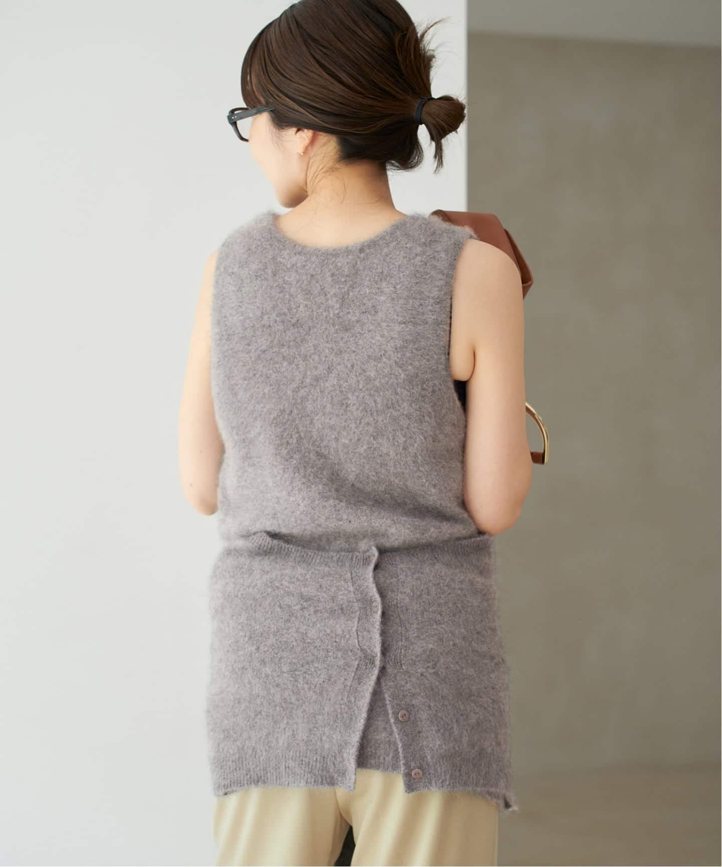 plage Light Fur タンク グレー Light Fur タンク（ニット／セーター）｜Plage（プラージュ）の通販