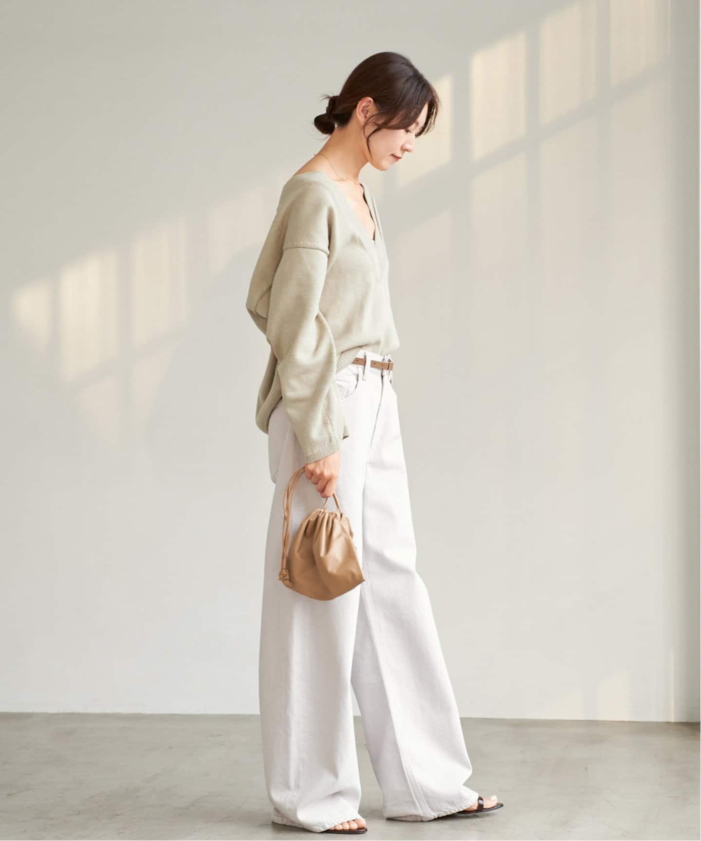 Low V Neck ニット（ニット／セーター）｜Plage（プラージュ）の