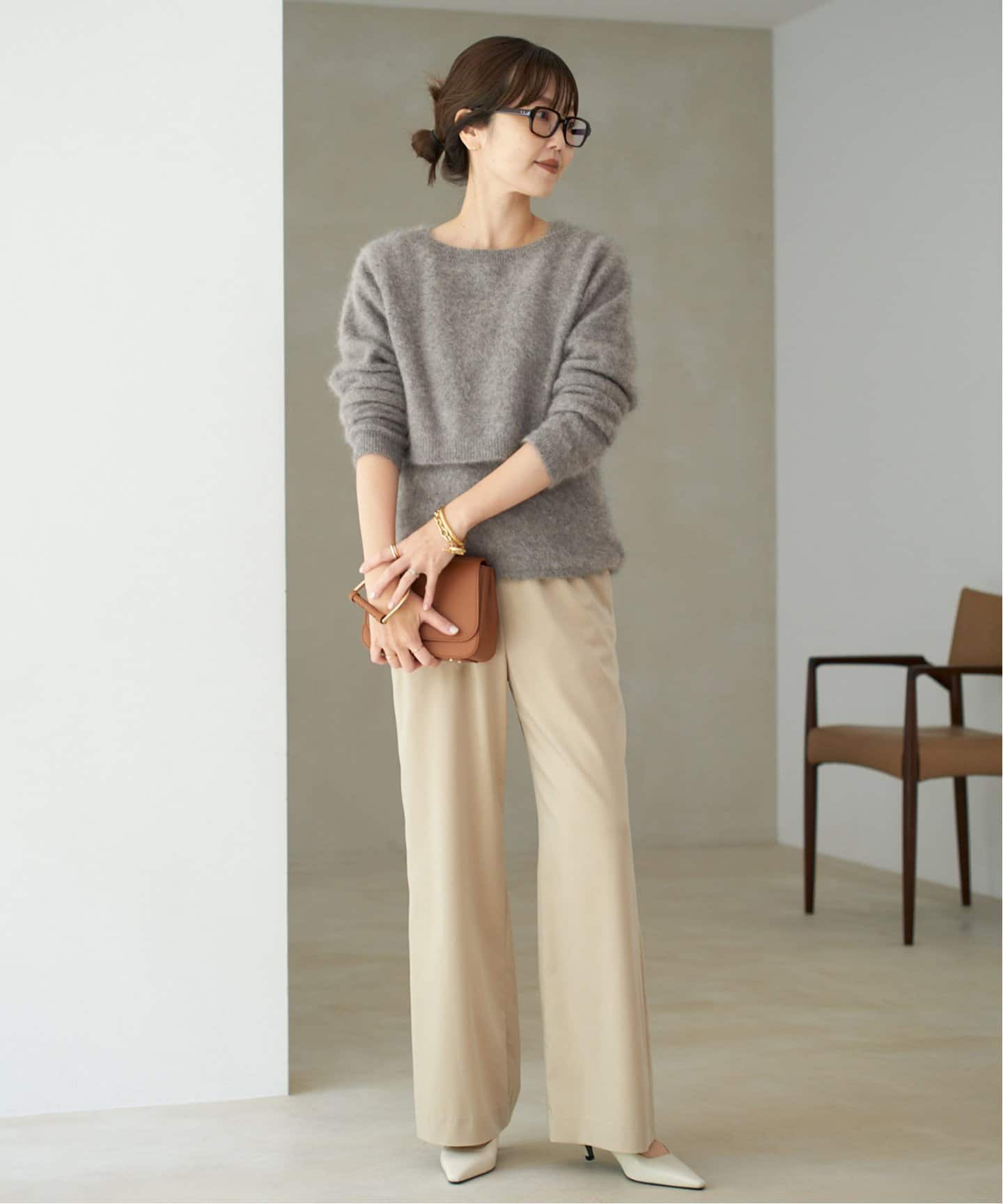 plage Light Fur Midi カーディガン 予約》Light Fur Short カーディガン（カーディガン）｜Plage