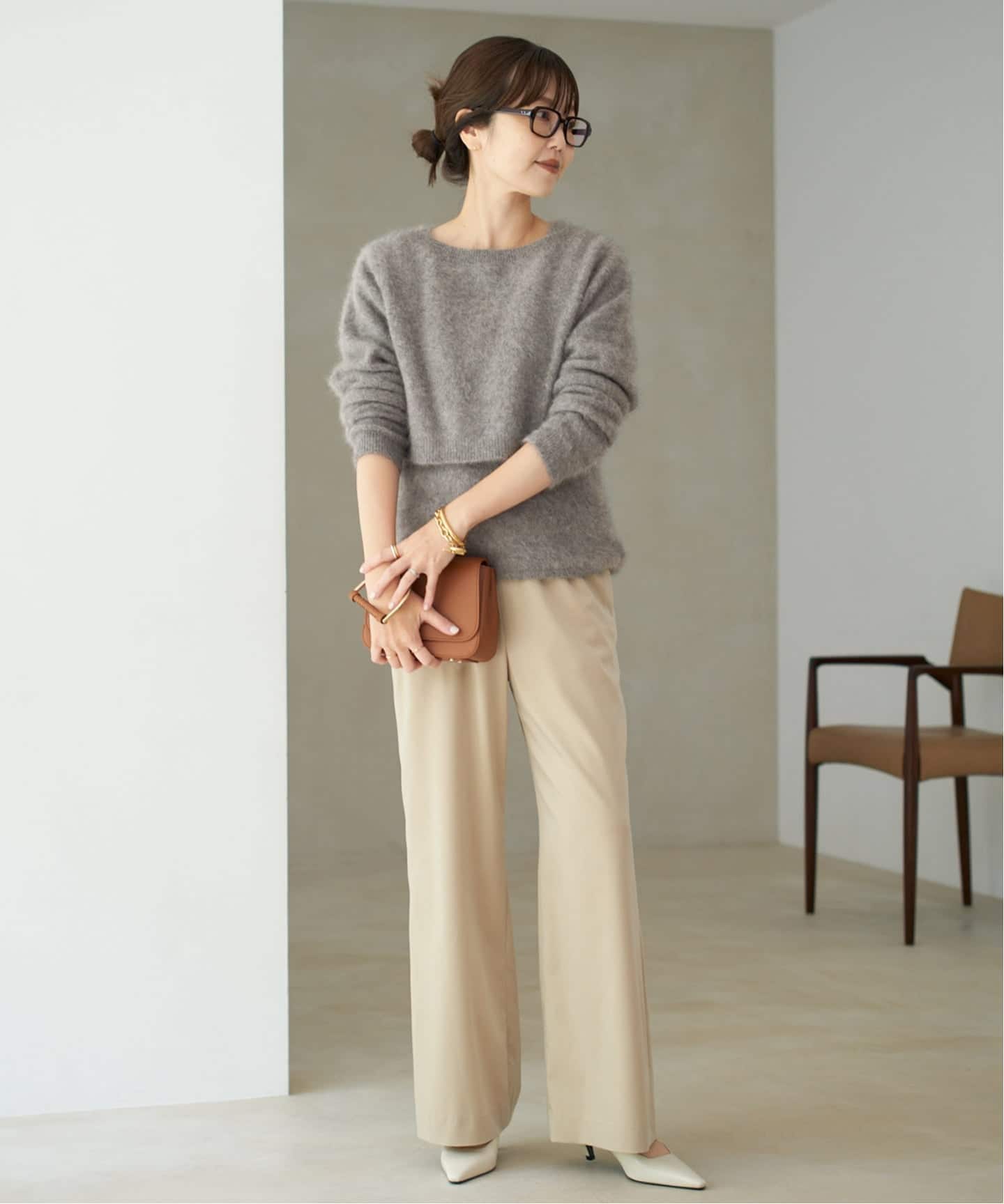 Light Fur Short カーディガン（カーディガン）｜Plage（プラージュ