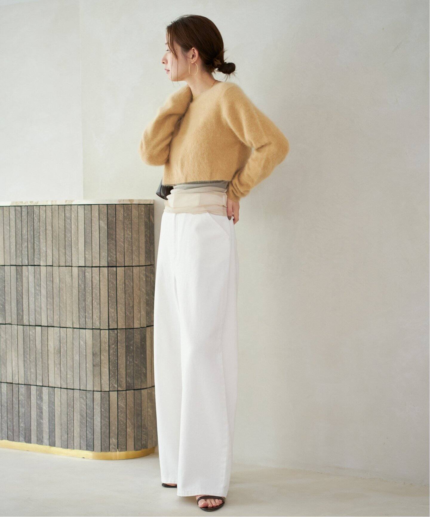 plage Light Fur Midi カーディガン 予約》Light Fur Short カーディガン（カーディガン）｜Plage