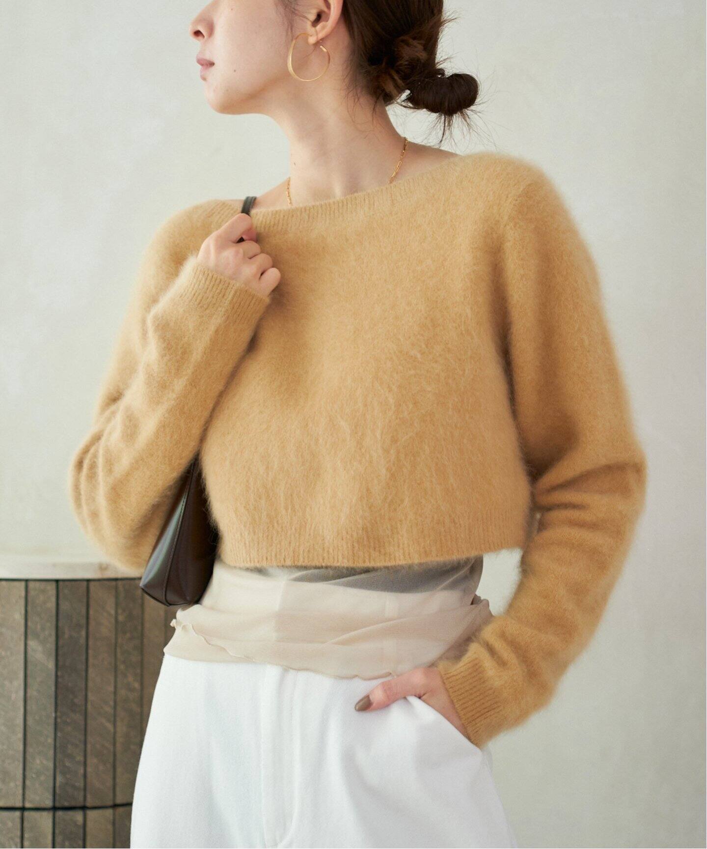 plage Light Fur Midi カーディガン plage Light Fur Midi カーディガン