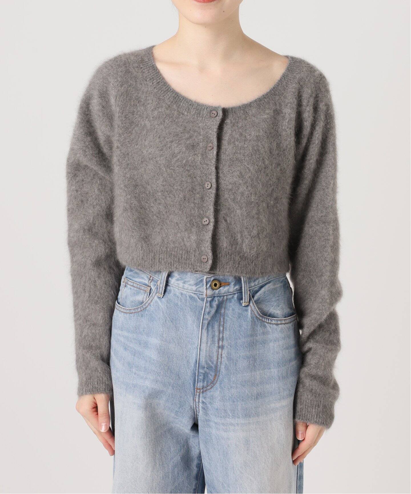 plage Light Fur Midi カーディガン plage Light Fur Midi カーディガン