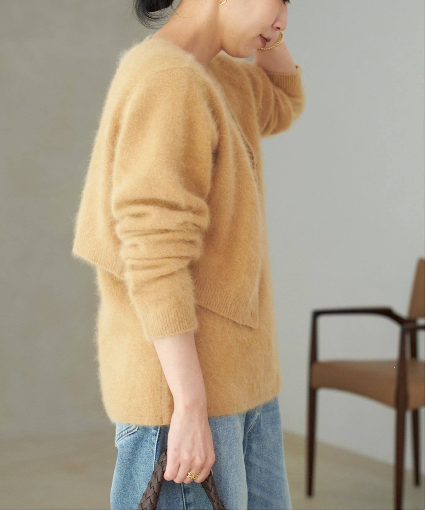 Light Fur Short カーディガン（カーディガン）｜Plage（プラージュ