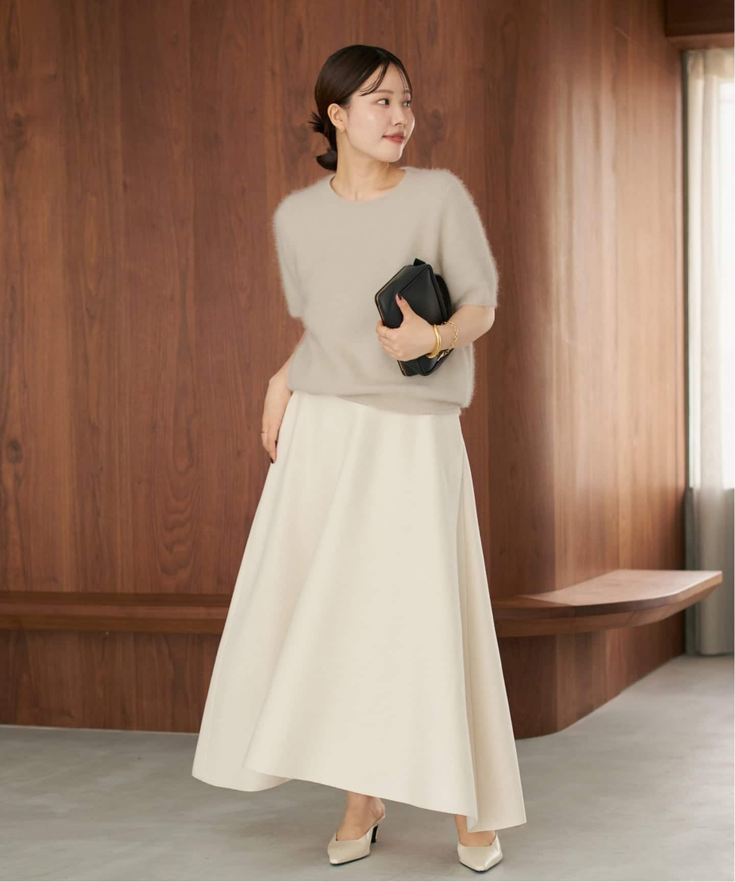 MplageプラージュFurハンソデプルオーバークリーニング済み plageプラージュFurハンソデプルオーバー&カーディガン