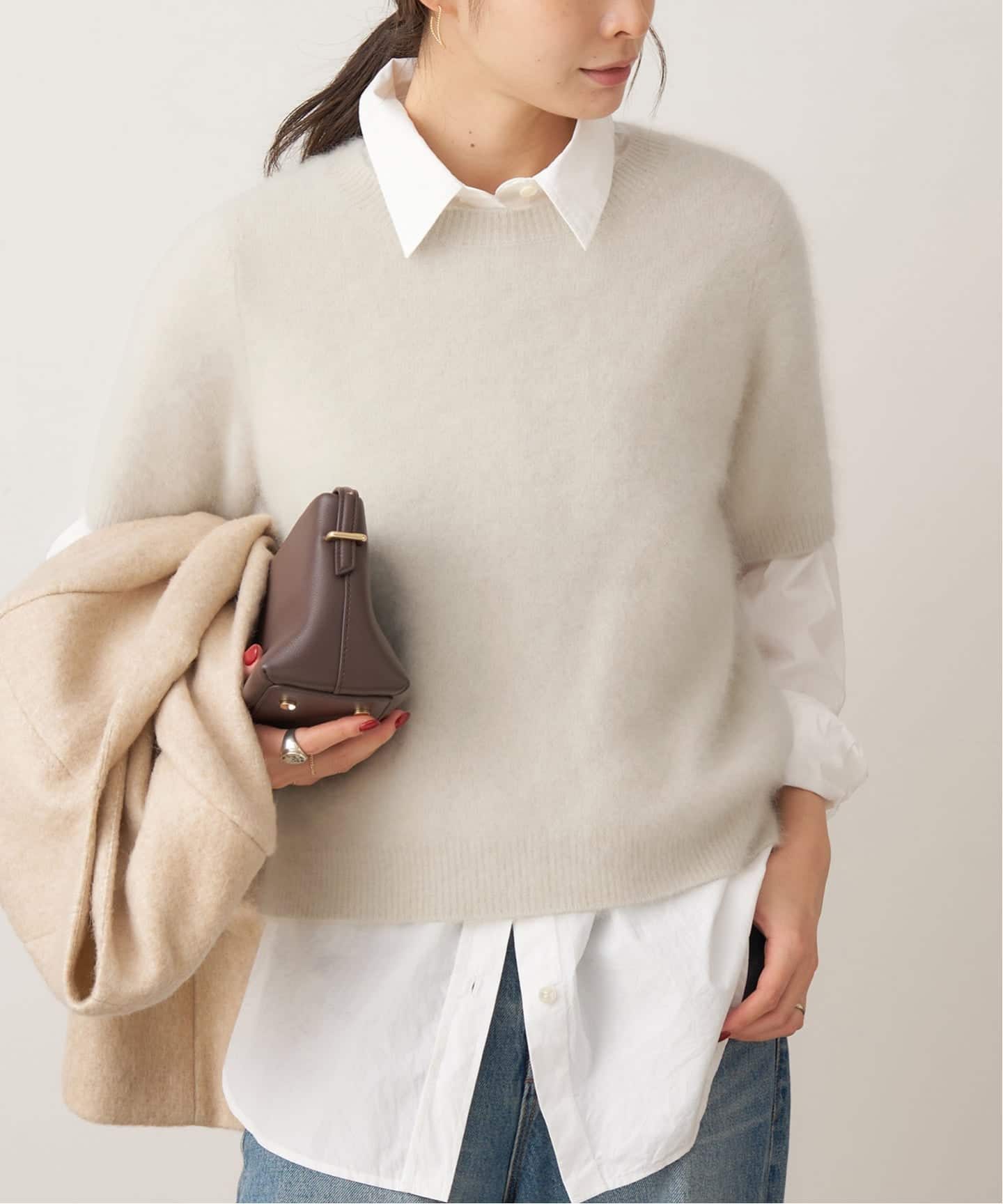 Light Fur Hansode ニット（ニット／セーター）｜Plage（プラージュ