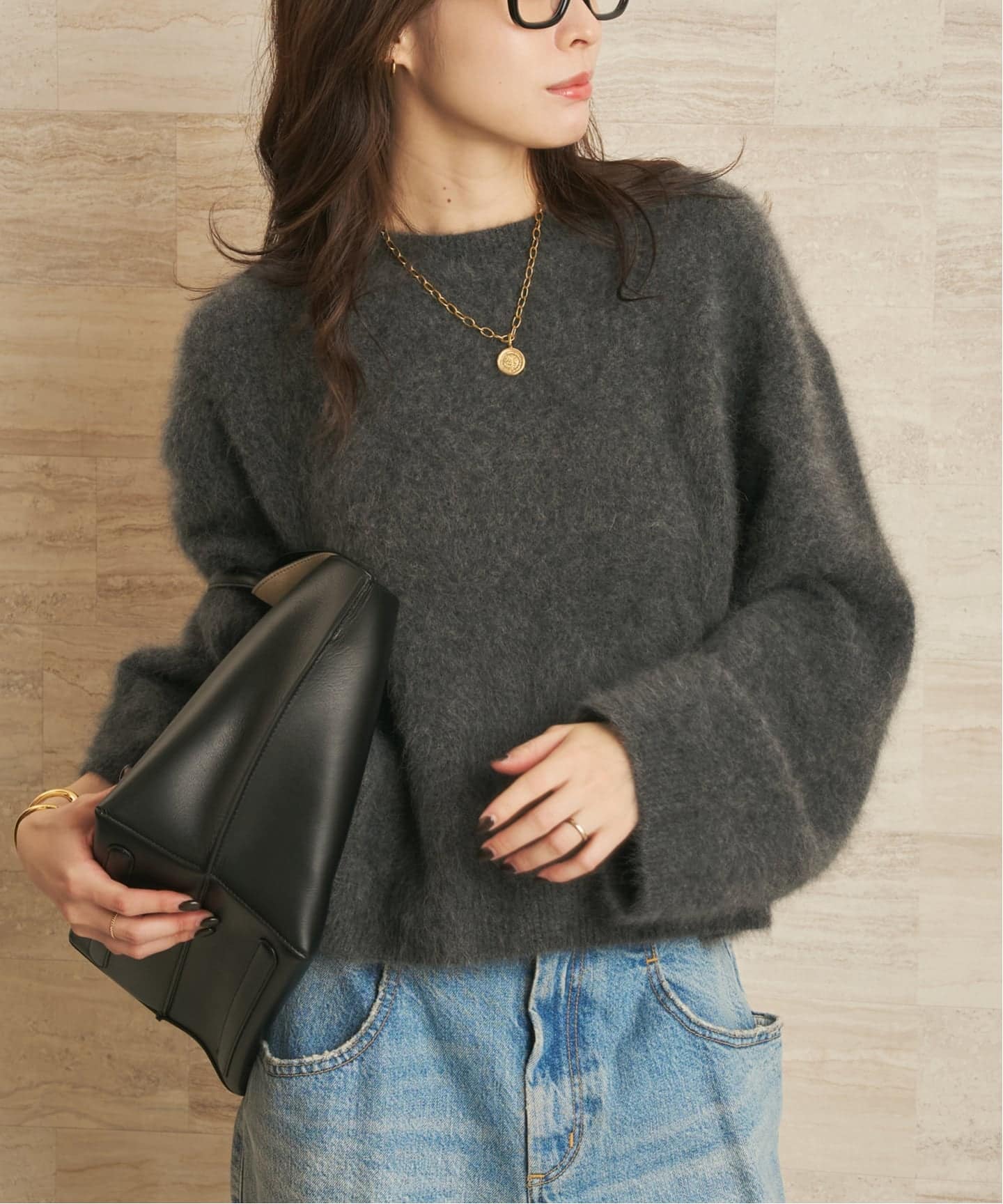 plage MY ニット 一部カラー六本木店・WEB限定》Fur Essential ニット（ニット